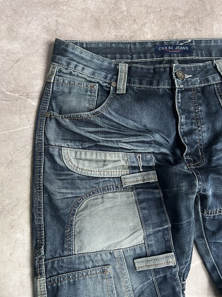 Dolce & Gabbana Japanese deconstructed denim avant garde jeans y2k hype Size US 33 - 5 Thumbnail