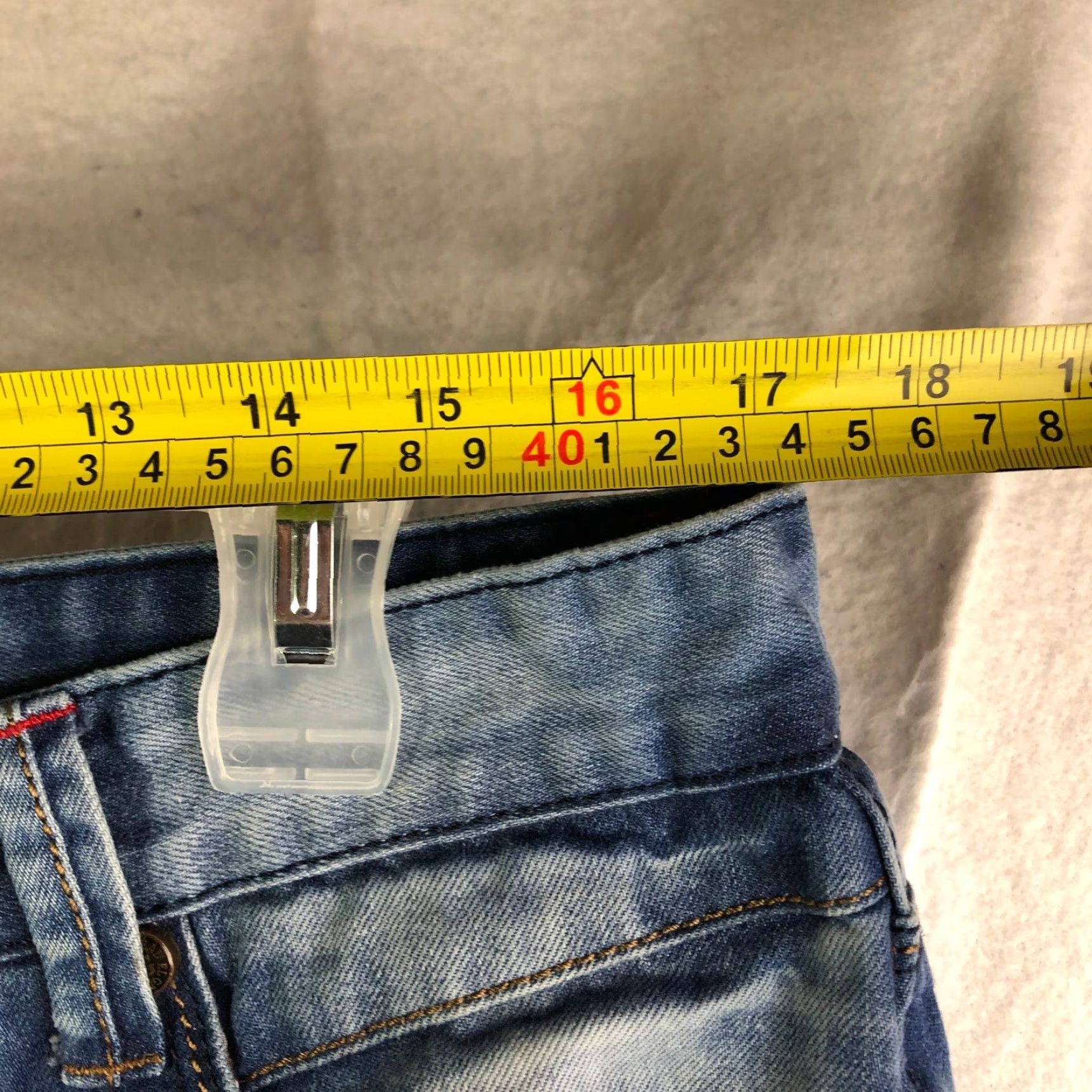 Vintage El General Mid Rise Straight Leg Jeans Mens Size 36 Medium Wash Blue Denim Cotton Size US 36 / EU 52 - 2 Thumbnail