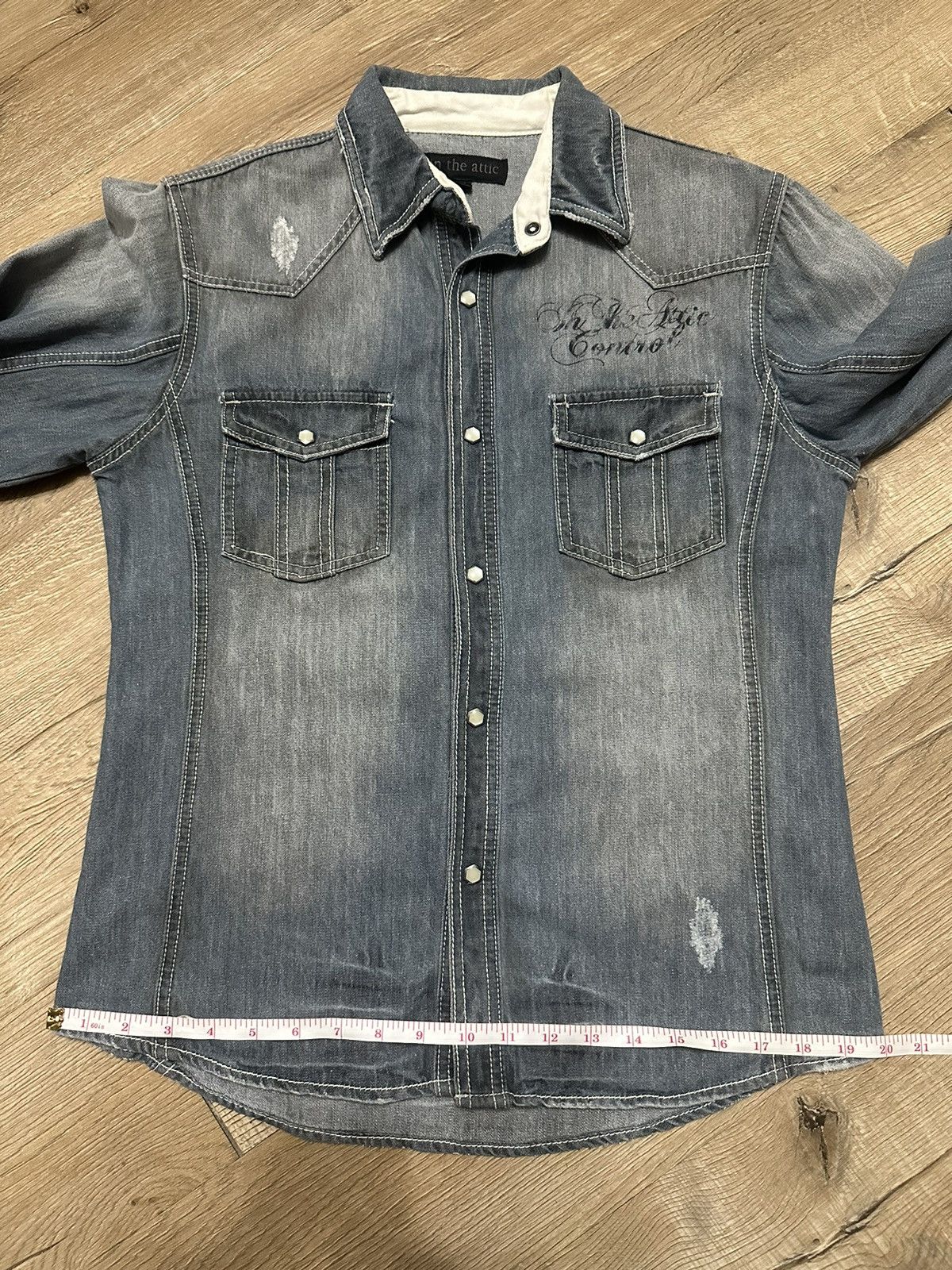 Hysteric Glamour Rockers Heaven In The Attic Hysteric Glamour Denim Shirts Size US M / EU 48-50 / 2 - 6 Thumbnail