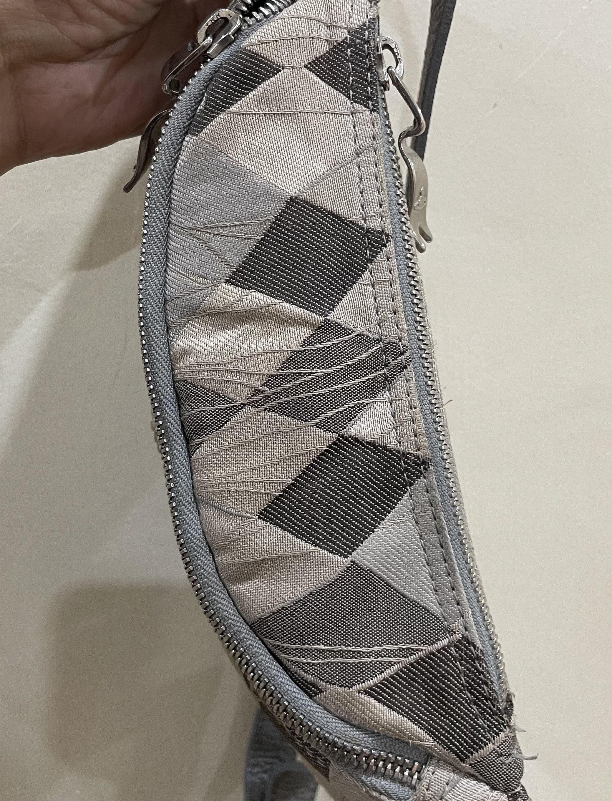 Vivienne Westwood Tartan Argyle Pattern Orb Belt Bag - Gray Size ONE SIZE - 7 Thumbnail