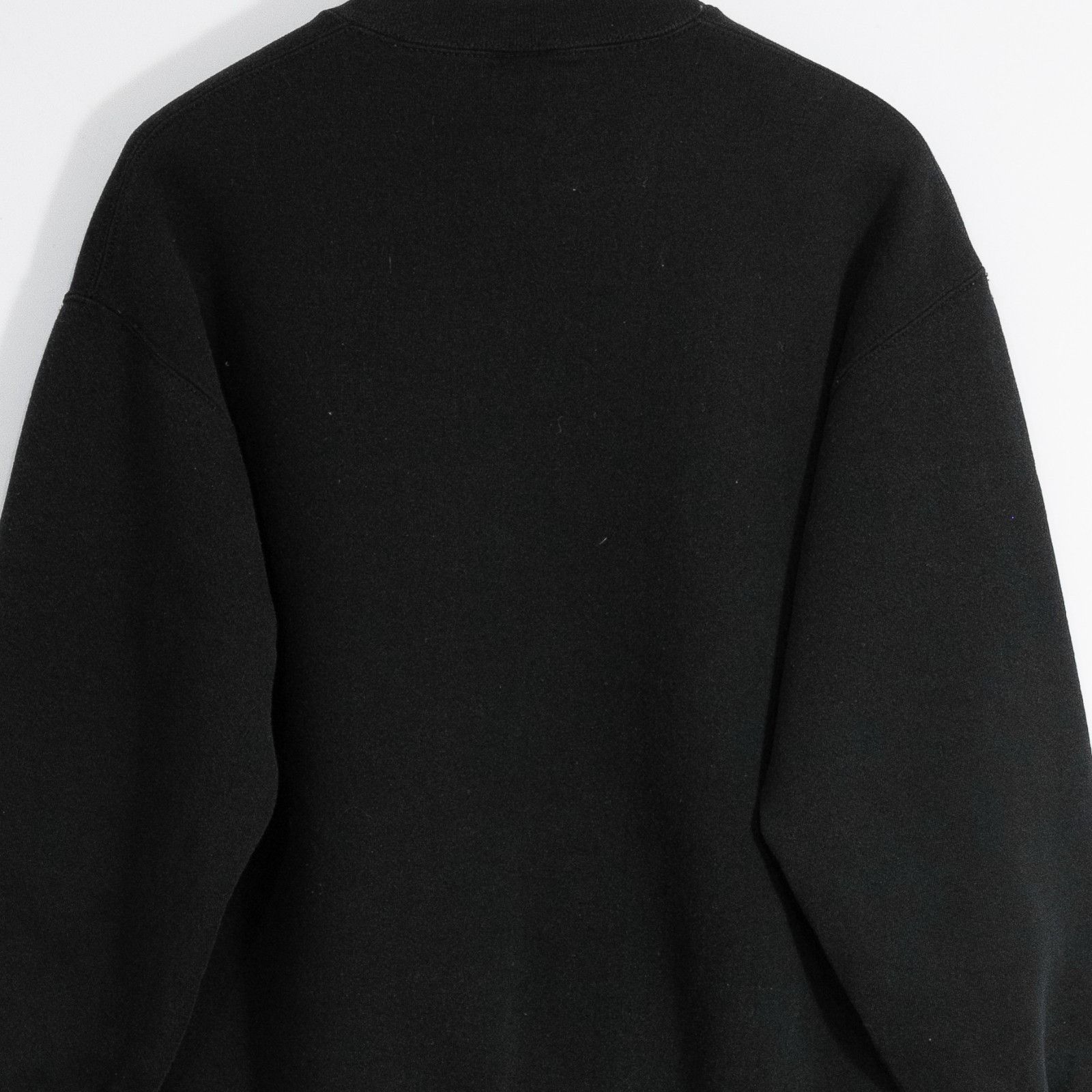 Jerzees Vintage 90s Jerzees Blank Sweatshirt Large Black Distressed Size US L / EU 52-54 / 3 - 6 Thumbnail