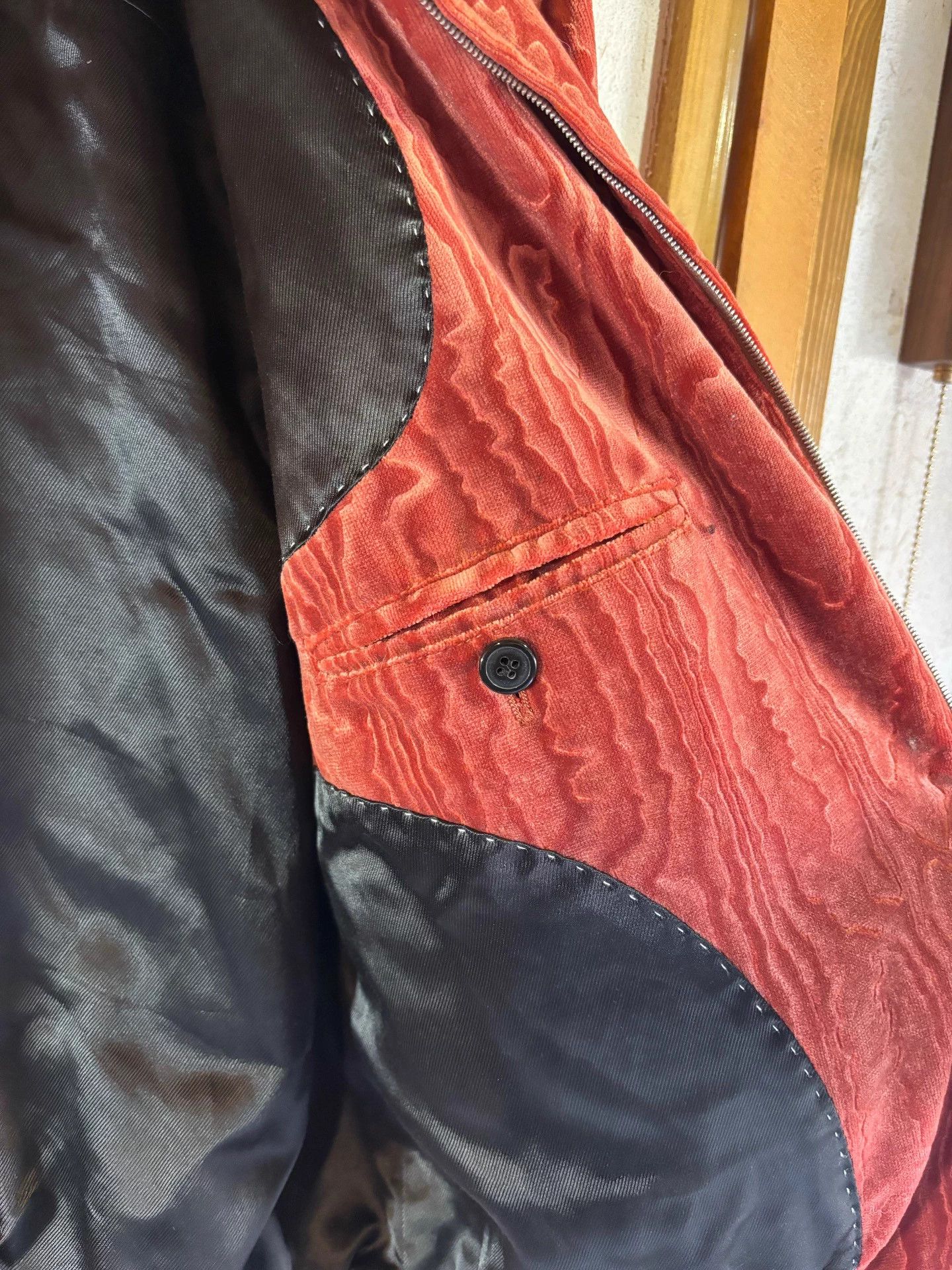 Dries Van Noten DVN Ripple Velvet Boxy Jacket Size US M / EU 48-50 / 2 - 7 Thumbnail