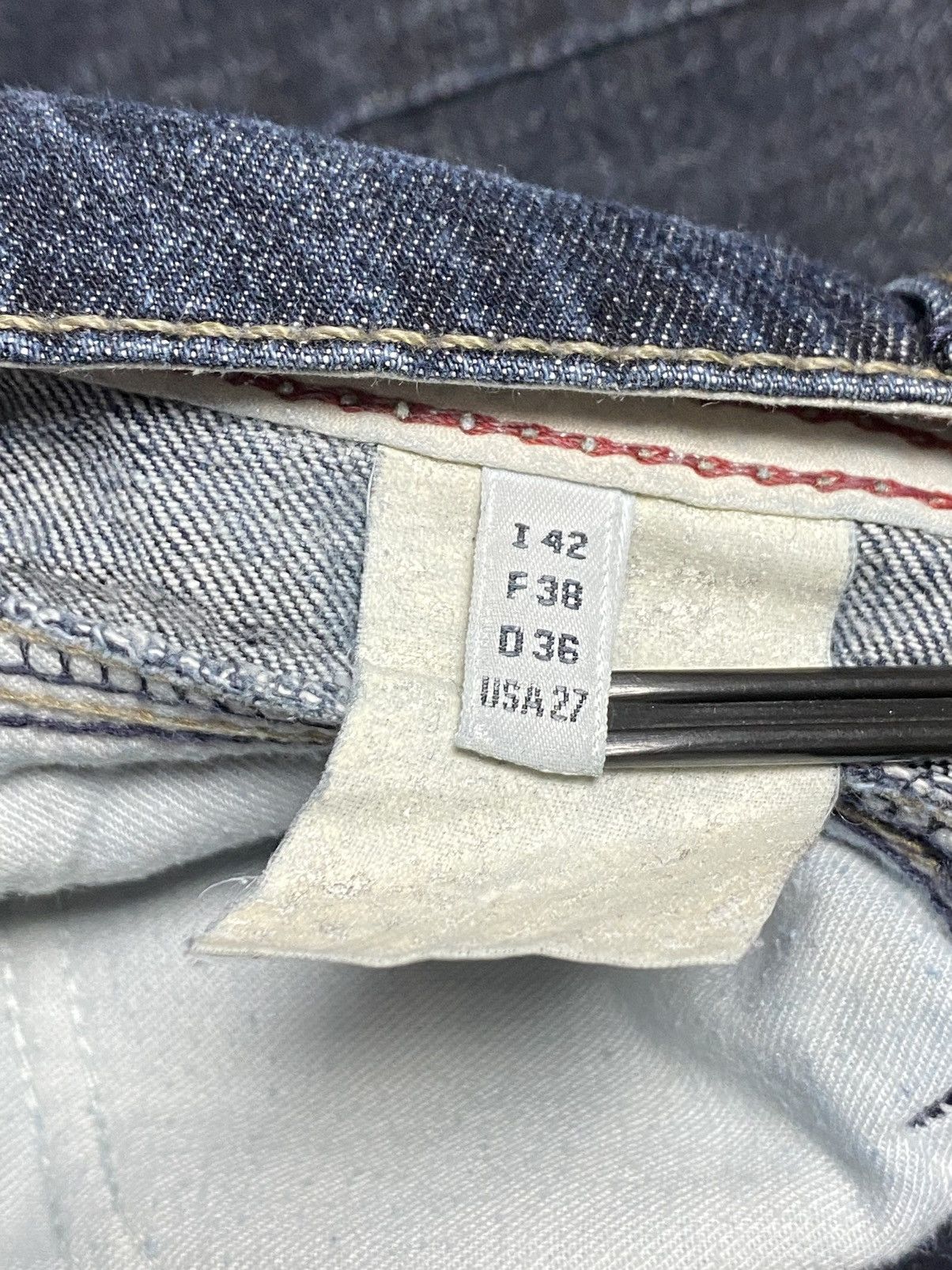 Marithe + Francois Girbaud Marithe Francois Girbaud Jeans Women US 27 Blue Distressed Size 28" / US 6 / IT 42 - 22 Thumbnail