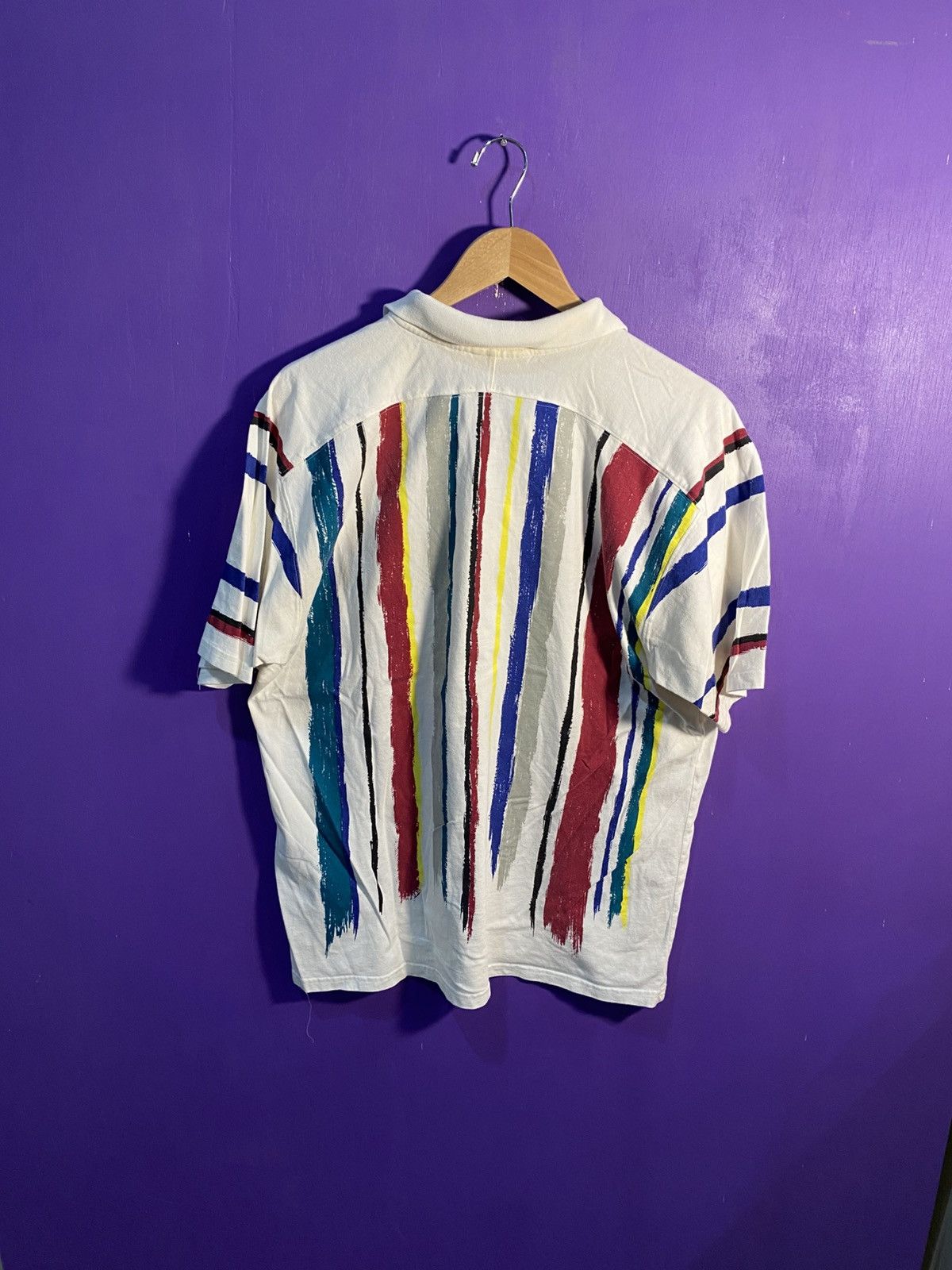 Reebok Vintage 90s Reebok striped logo polo shirt Size US M / EU 48-50 / 2 - 2 Thumbnail