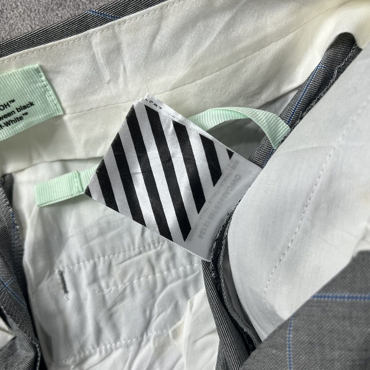 Off-White × Virgil Abloh Off white tartan pants Size 40" / US 18 - 9 Thumbnail