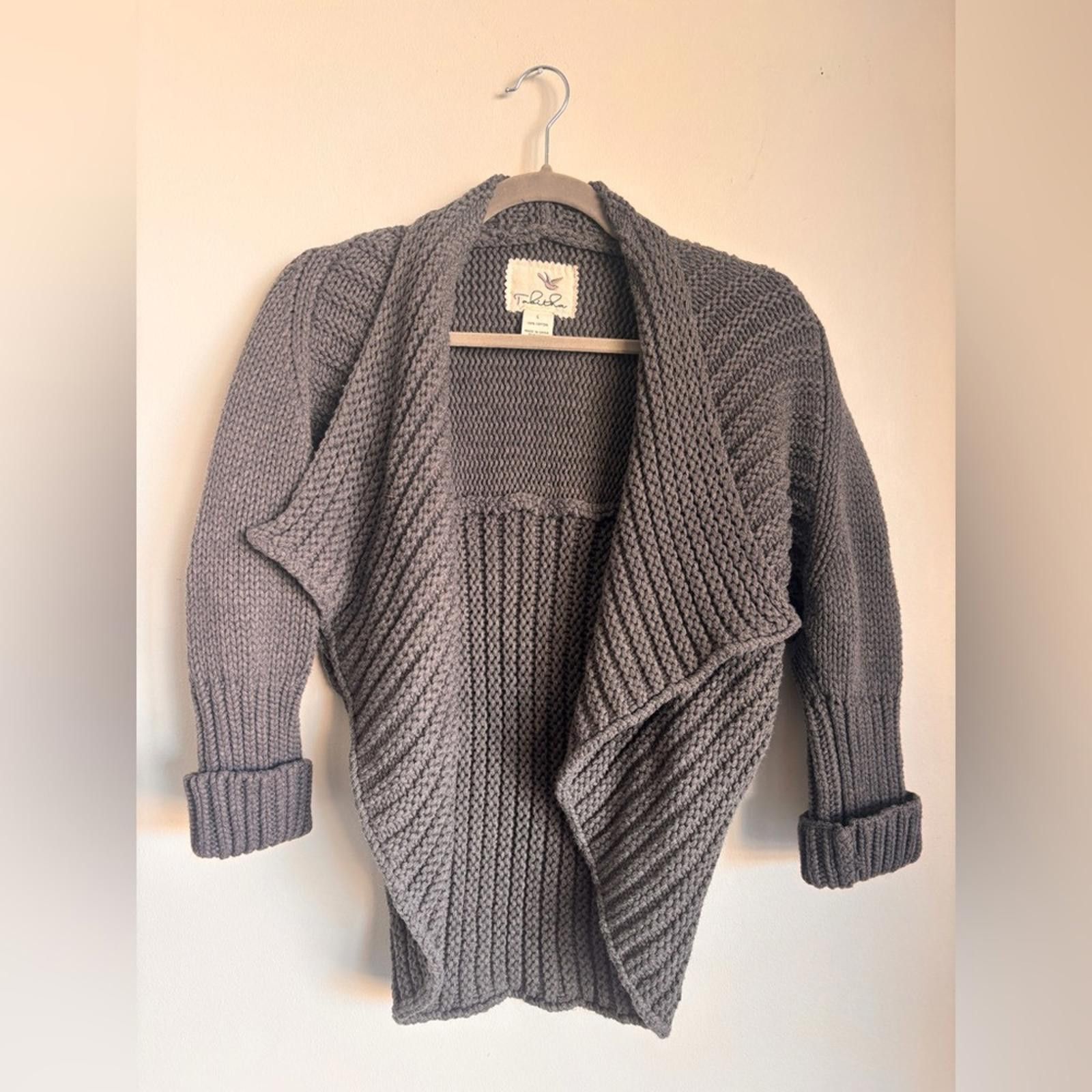 Designer Gray Knit Sweater by Size L / US 10 / IT 46 - 1 Thumbnail