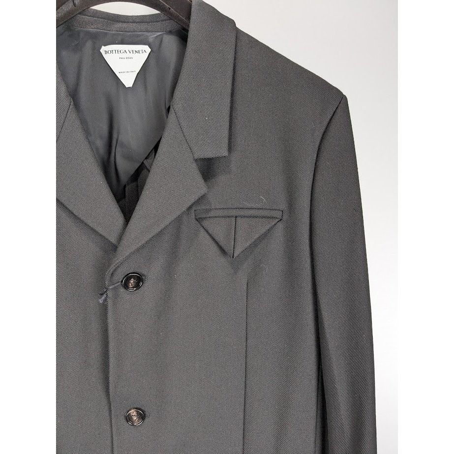 Bottega Veneta o1rshd1 Tech Wool Twill Jacket in Black Size US M / EU 48-50 / 2 - 4 Thumbnail