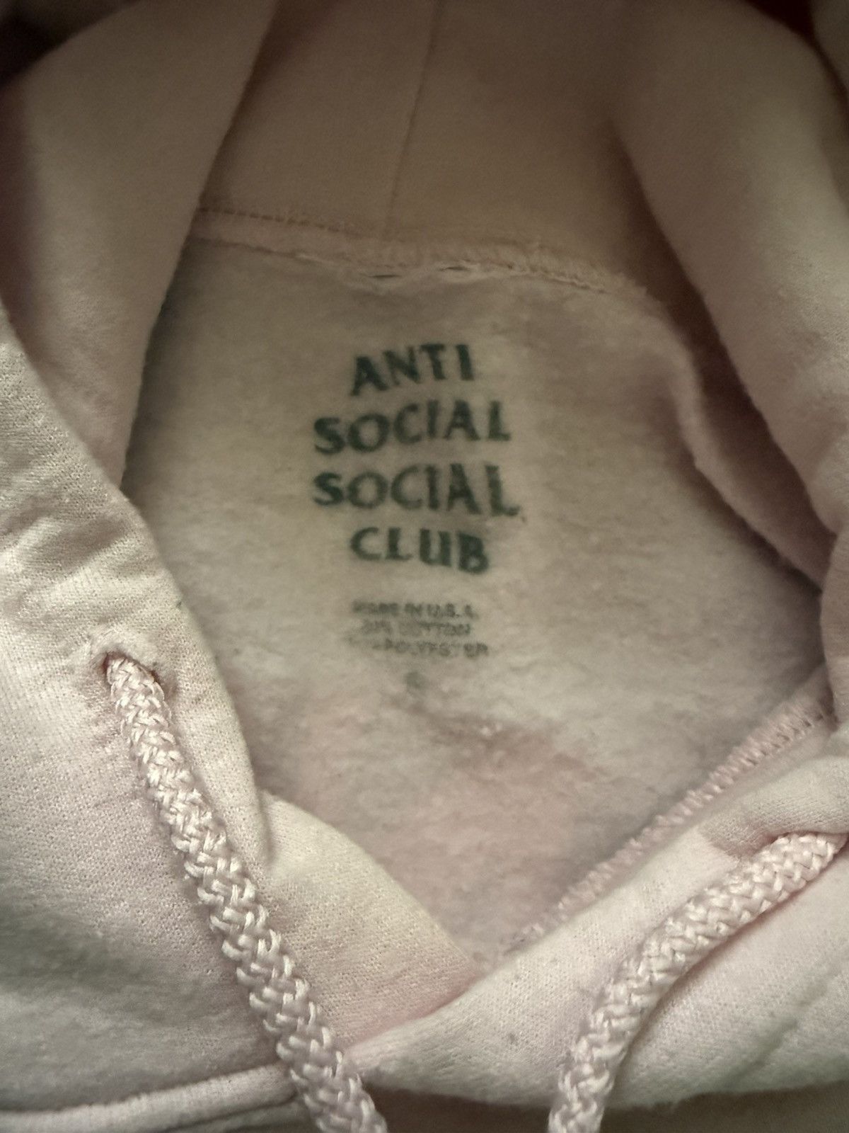Anti Social Social Club Anti Social Social Club Hoodie (Pink) Size US S / EU 44-46 / 1 - 5 Thumbnail