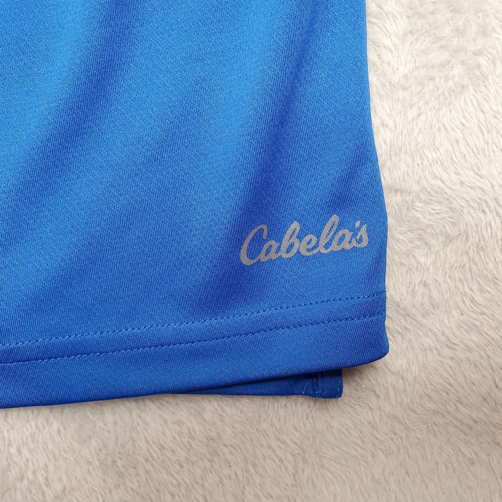 Vintage Cabela's Shirt Mens XL Blue Performance Short Sleeve Outdoor Golf Casual Polo Size US XL / EU 56 / 4 - 4 Thumbnail