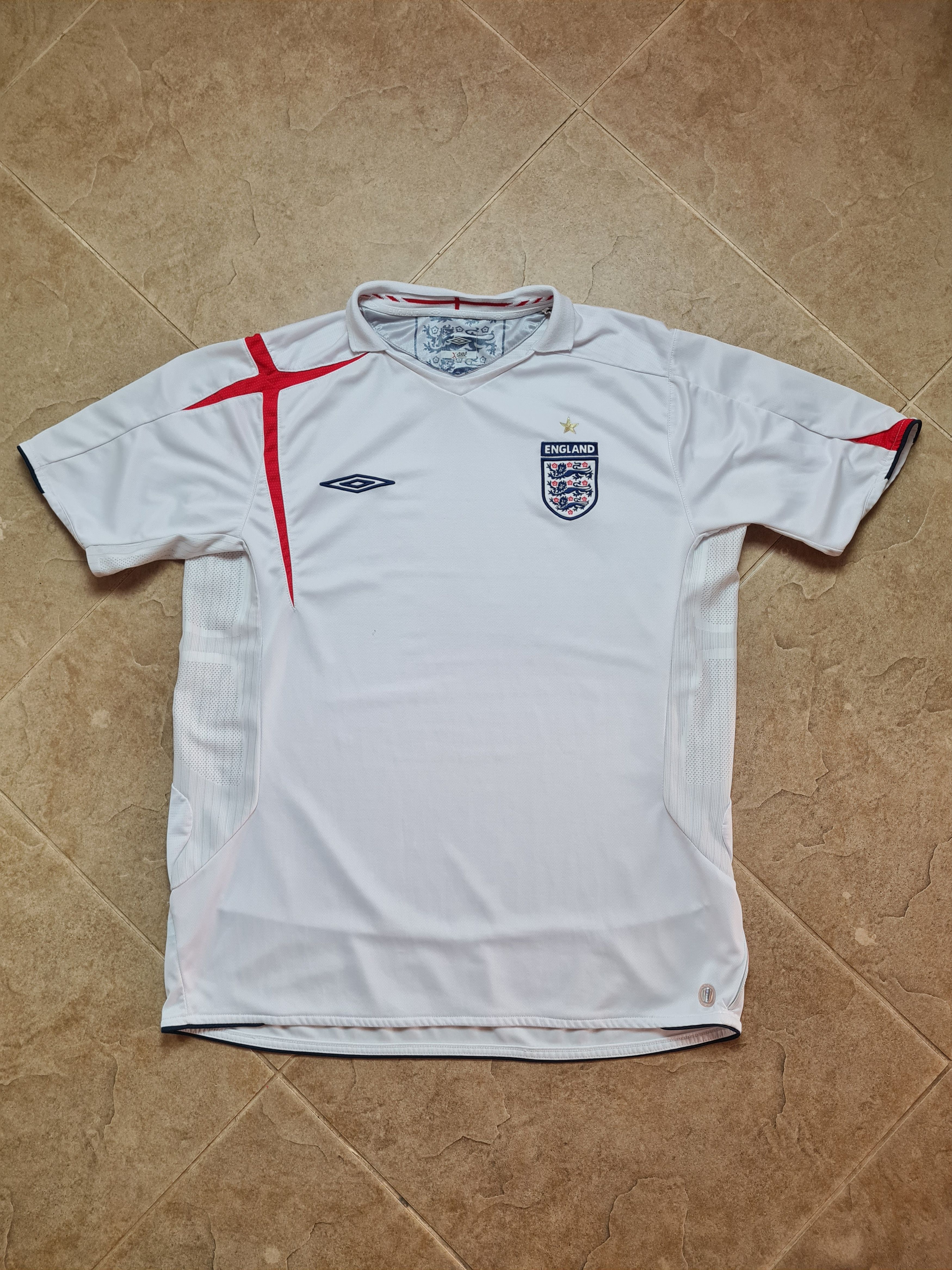 Umbro England Soccer 2006 2007 Home Football Shirt Jersey Umbro Size US XL / EU 56 / 4 - 1 Thumbnail