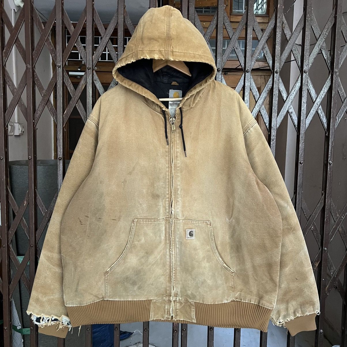 Carhartt Vintage Carhartt Active Brown Jacket J130 BRN Size US XXL / EU 58 / 5 - 1 Thumbnail