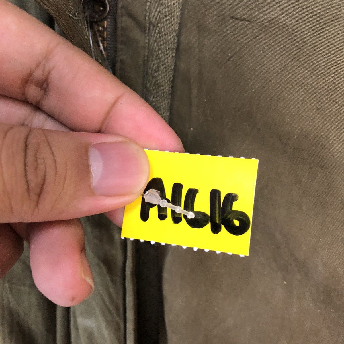 Japanese Brand × Vintage Les Hwages Green faded Parkas Hoodie #A1616 Size US L / EU 52-54 / 3 - 9 Thumbnail