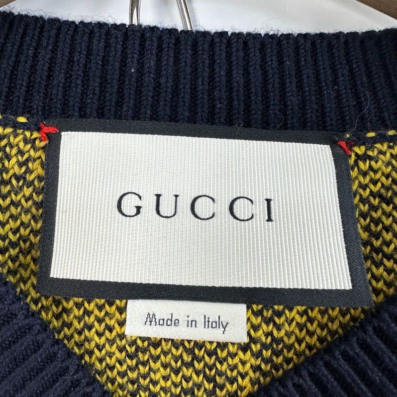 Gucci Gucci Stitched double G full-print short-sleeved knitwear Size M / US 6-8 / IT 42-44 - 4 Thumbnail