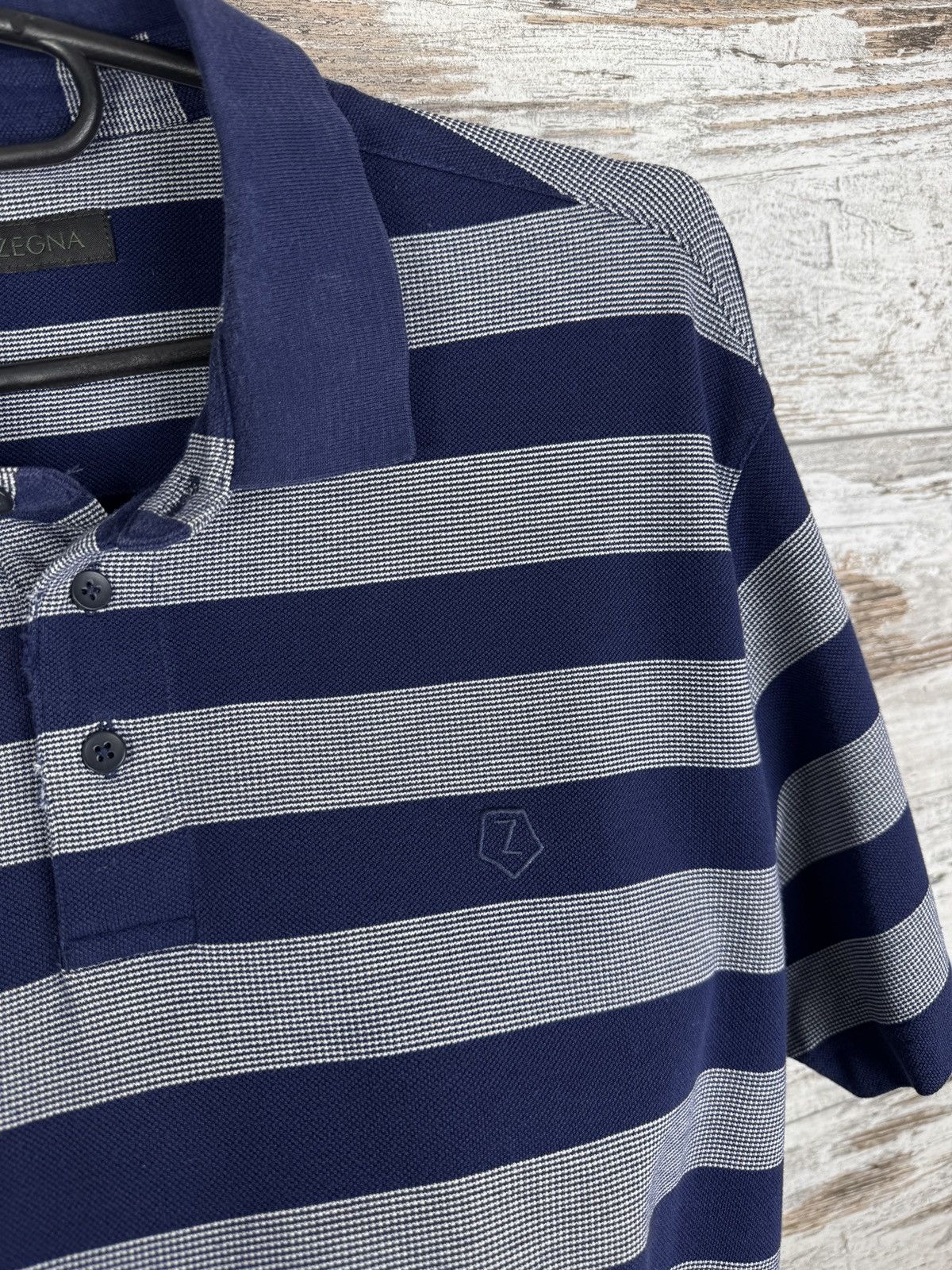 Z Zegna Mens Z Zegna Polos size XL cotton T-shirt tee ermenegildo Size US XL / EU 56 / 4 - 4 Thumbnail