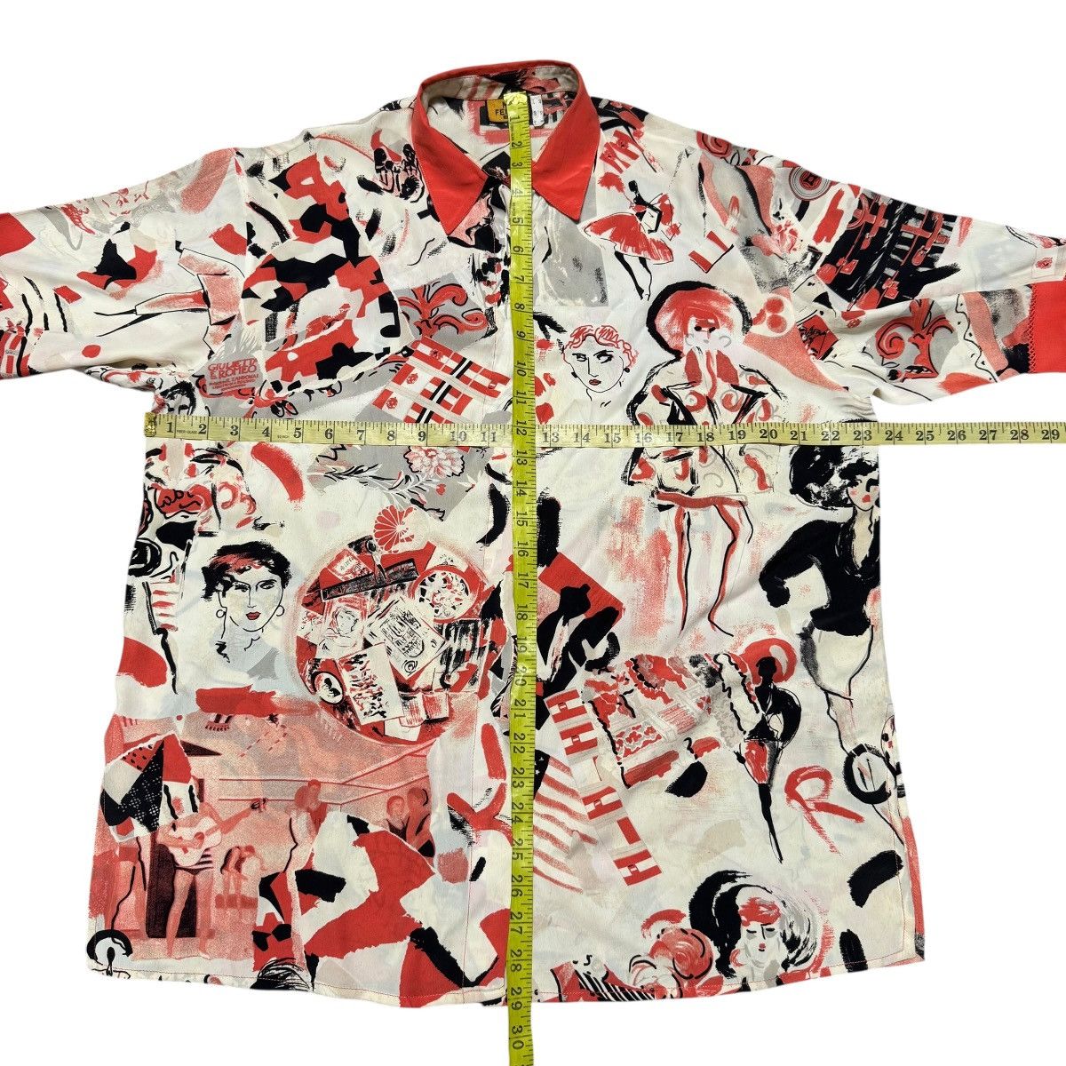 Fendi Vintage Fendi Silk Printed Shirt Giulietta El Romeo Size US L / EU 52-54 / 3 - 15 Thumbnail