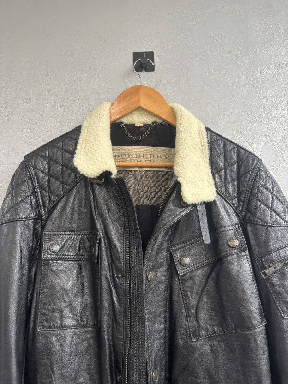 Burberry Burberry By Christopher Bailey M-65 lamb leather jacket. Size US M / EU 48-50 / 2 - 9 Thumbnail