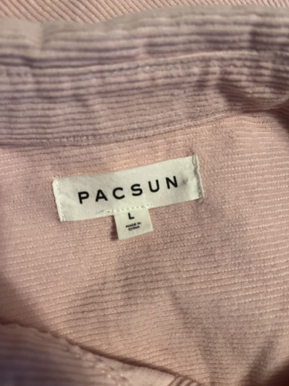 Pacsun Pink Corduroy Jacket Size US L / EU 52-54 / 3 - 3 Thumbnail