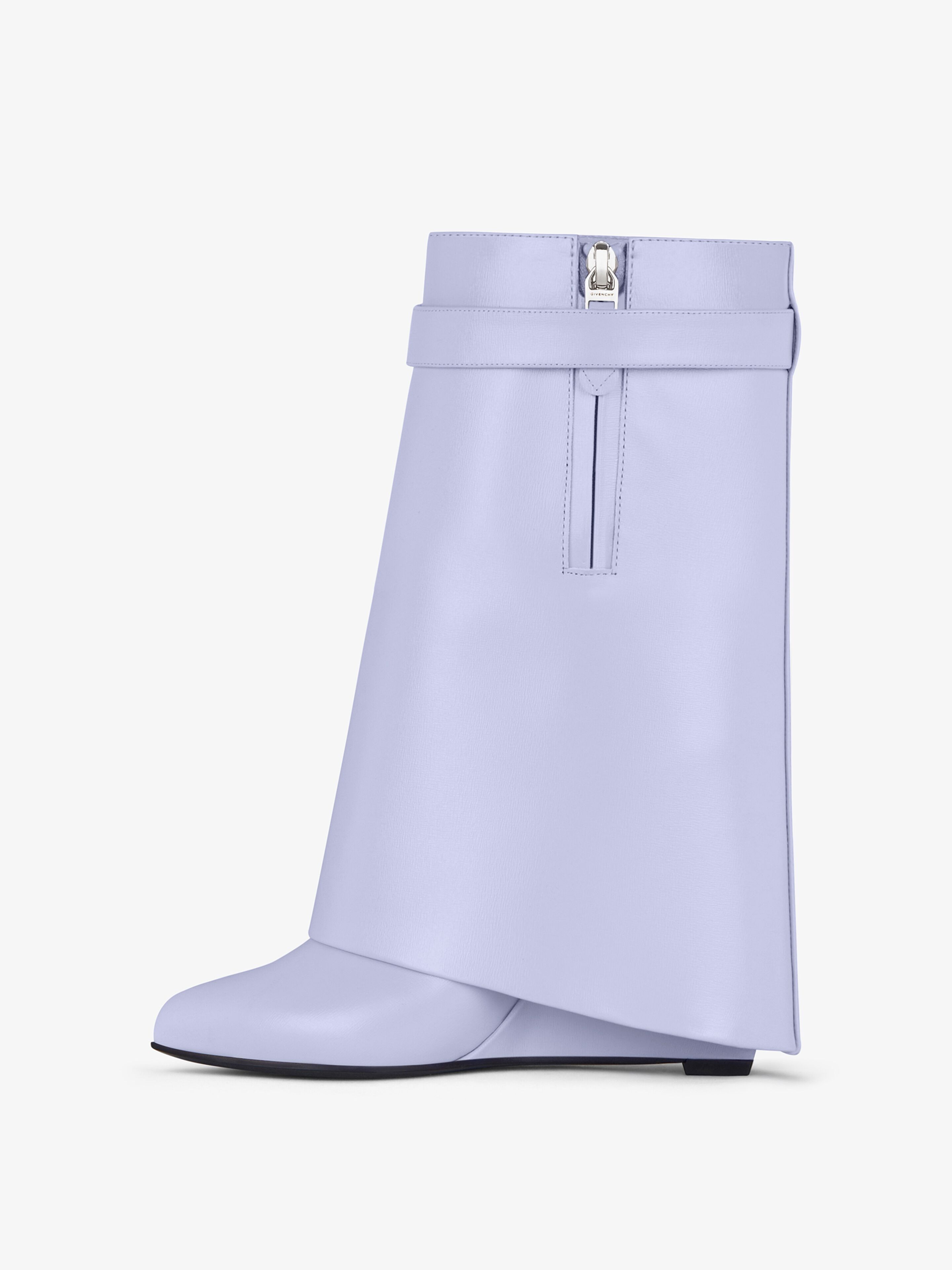 Givenchy o1srvl11e0525 Shark Lock Ankle Boots 90mm in Lavender Size US 5 / IT 35 - 5 Thumbnail