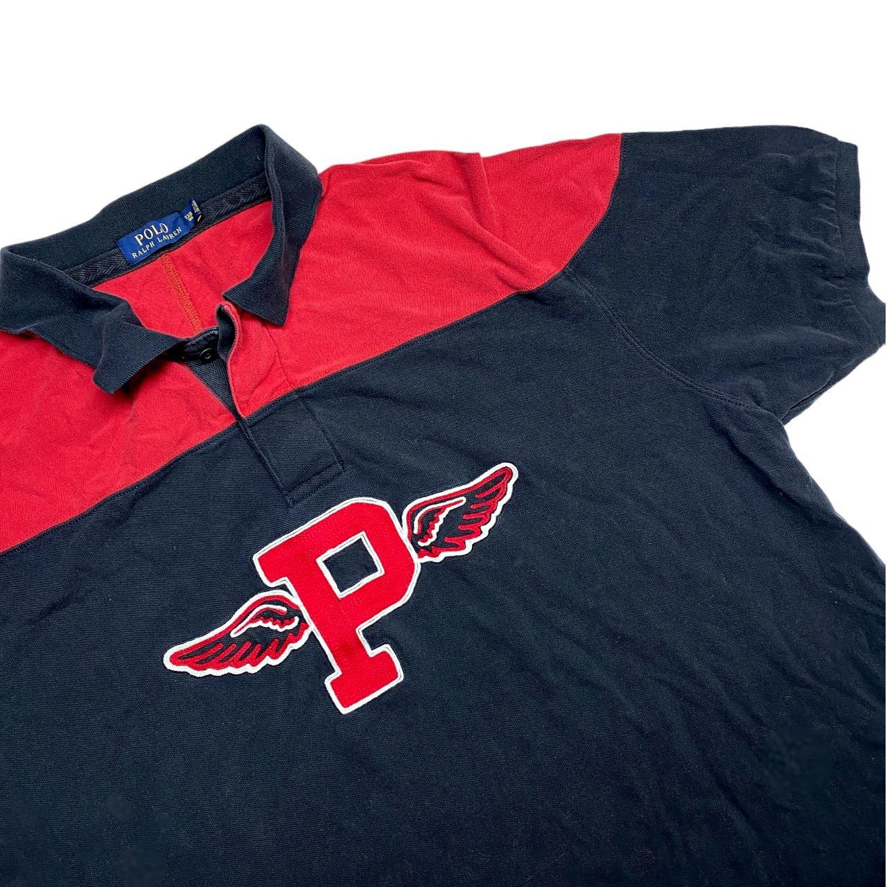Polo Ralph Lauren Ralph Lauren P Wing Black Polo Shirt Big and Tall Size US XXL / EU 58 / 5 - 2 Thumbnail
