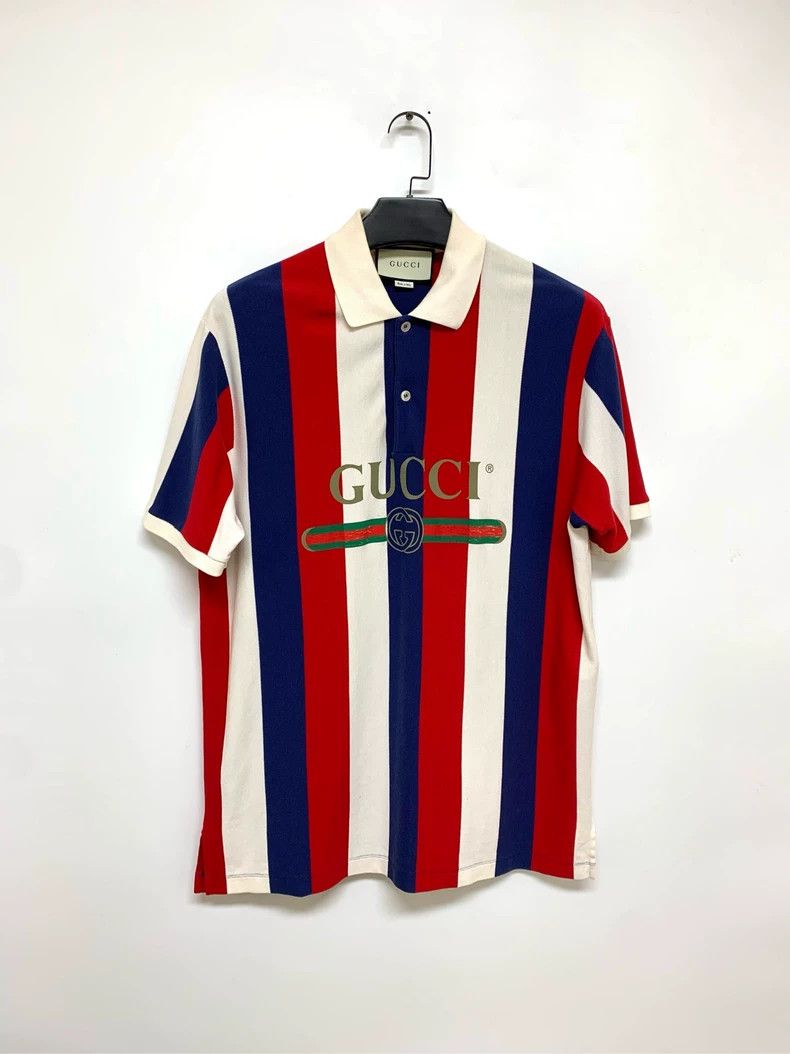 Gucci GucciStriped polo shirt 2503-Nextarrow Size US M / EU 48-50 / 2 - 1 Thumbnail