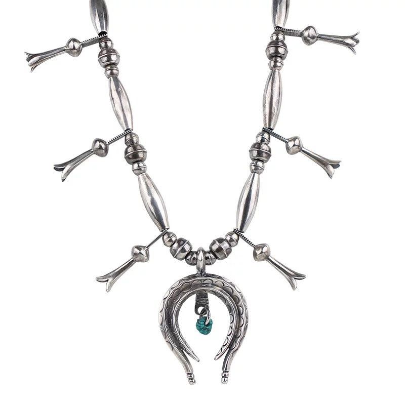 Other Visvim style Navajo Silver Squash Blossom Necklace Size ONE SIZE - 2 Thumbnail