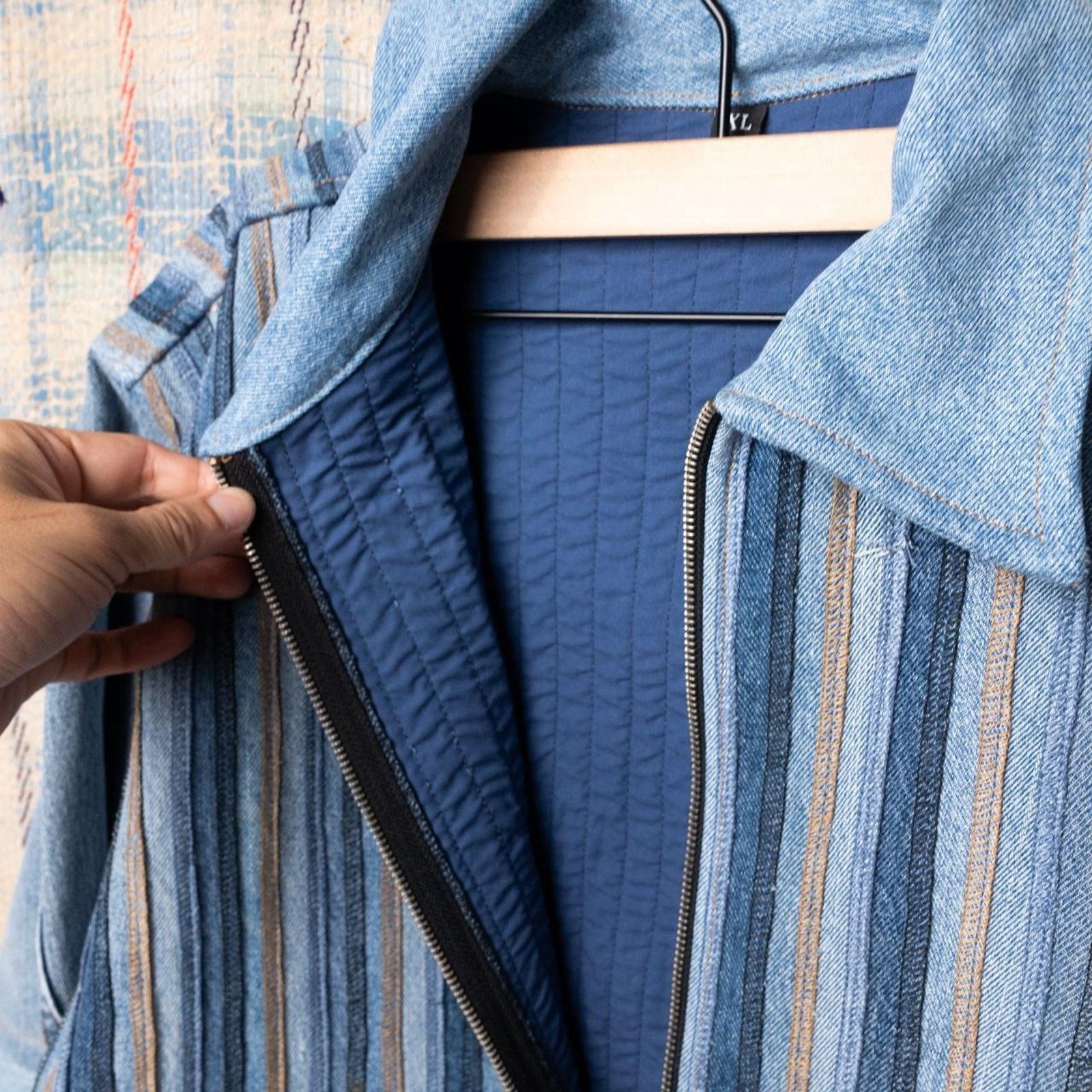Levi's Custom upcycled cropped jacket reworked Size US XL / EU 56 / 4 - 6 Thumbnail