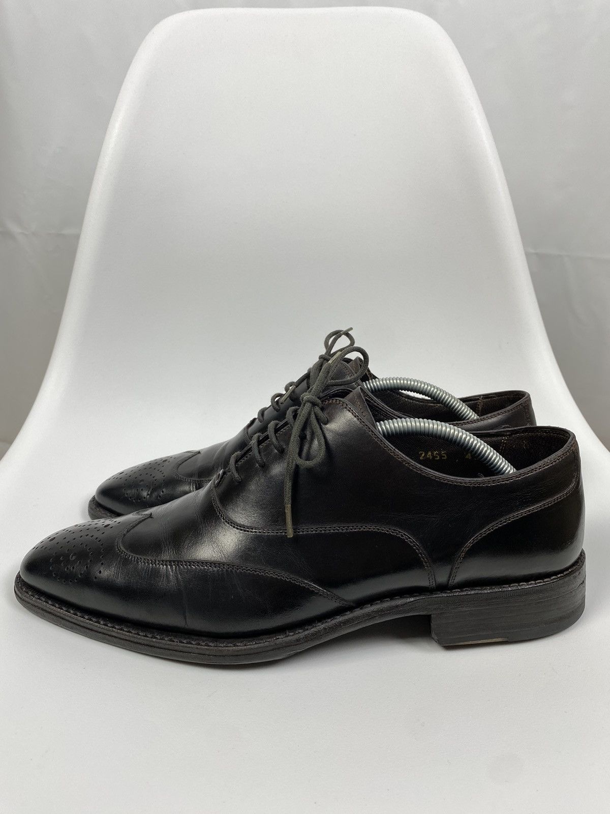 Canali Canali Men's Italy Euro Size 43 US 10 Leather Dress Shoes Size US 10 / EU 43 - 4 Thumbnail
