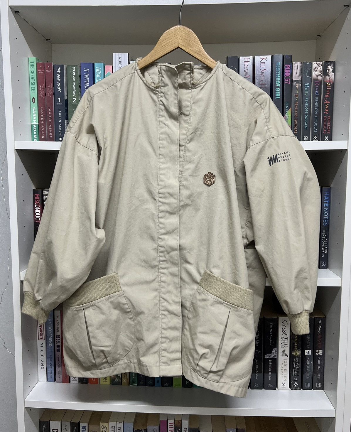image of Archival Clothing x Issey Miyake Im Studio Product Squirrel Jacket in Beige, Men's (Size Medium)