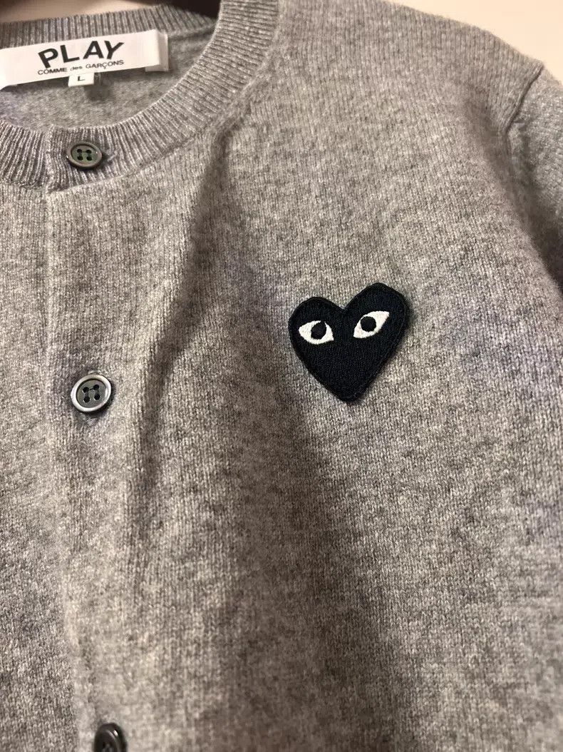 Comme des Garcons Comme Des Garcons Grey Wool Knit Cardigan Size L / US 10 / IT 46 - 4 Thumbnail