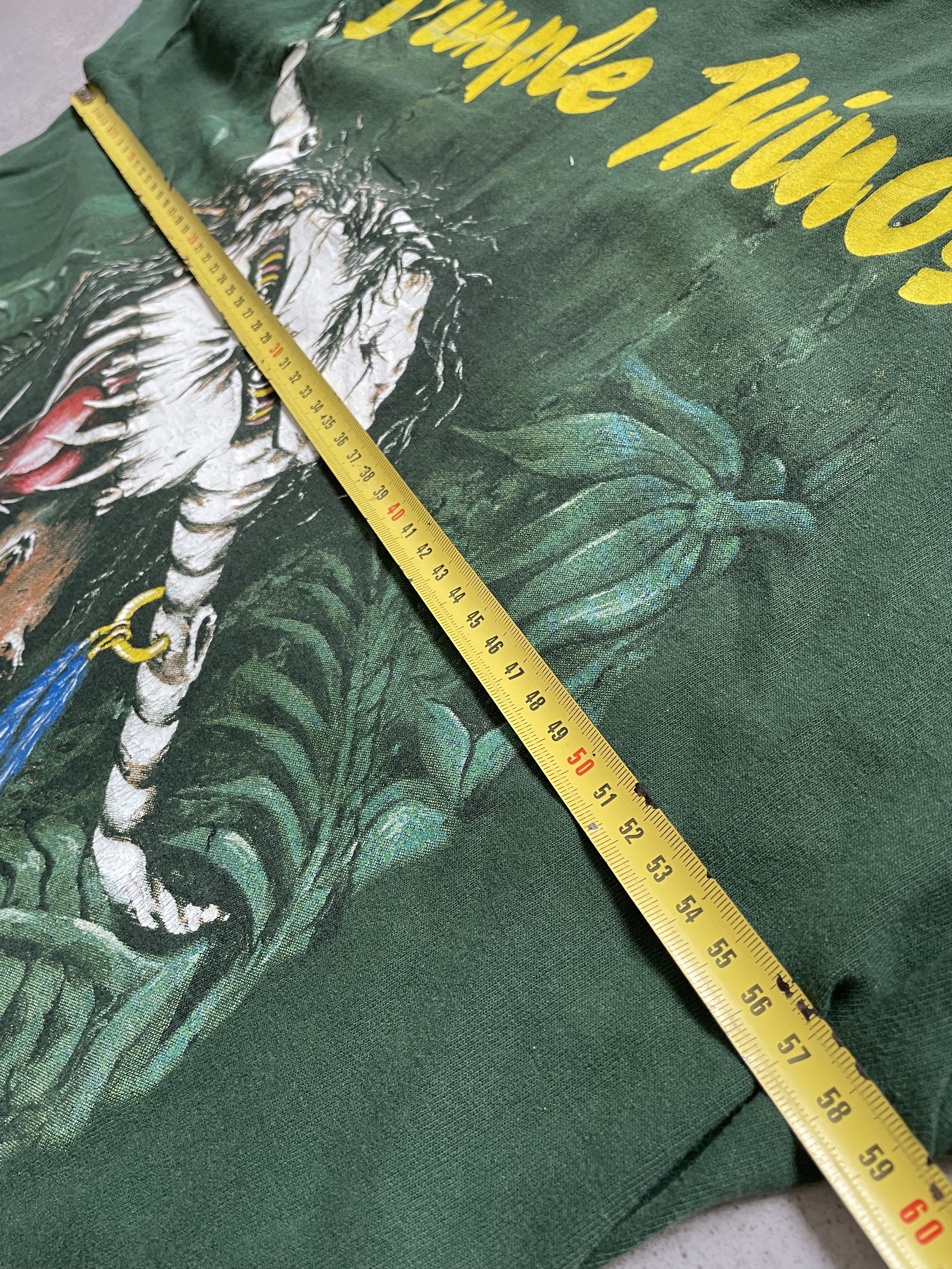 Band Tees VINTAGE 1993 DIMPLE MINDS MAXIMUM DEBILUM GREEN LONGSLEEVE Size US L / EU 52-54 / 3 - 11 Thumbnail
