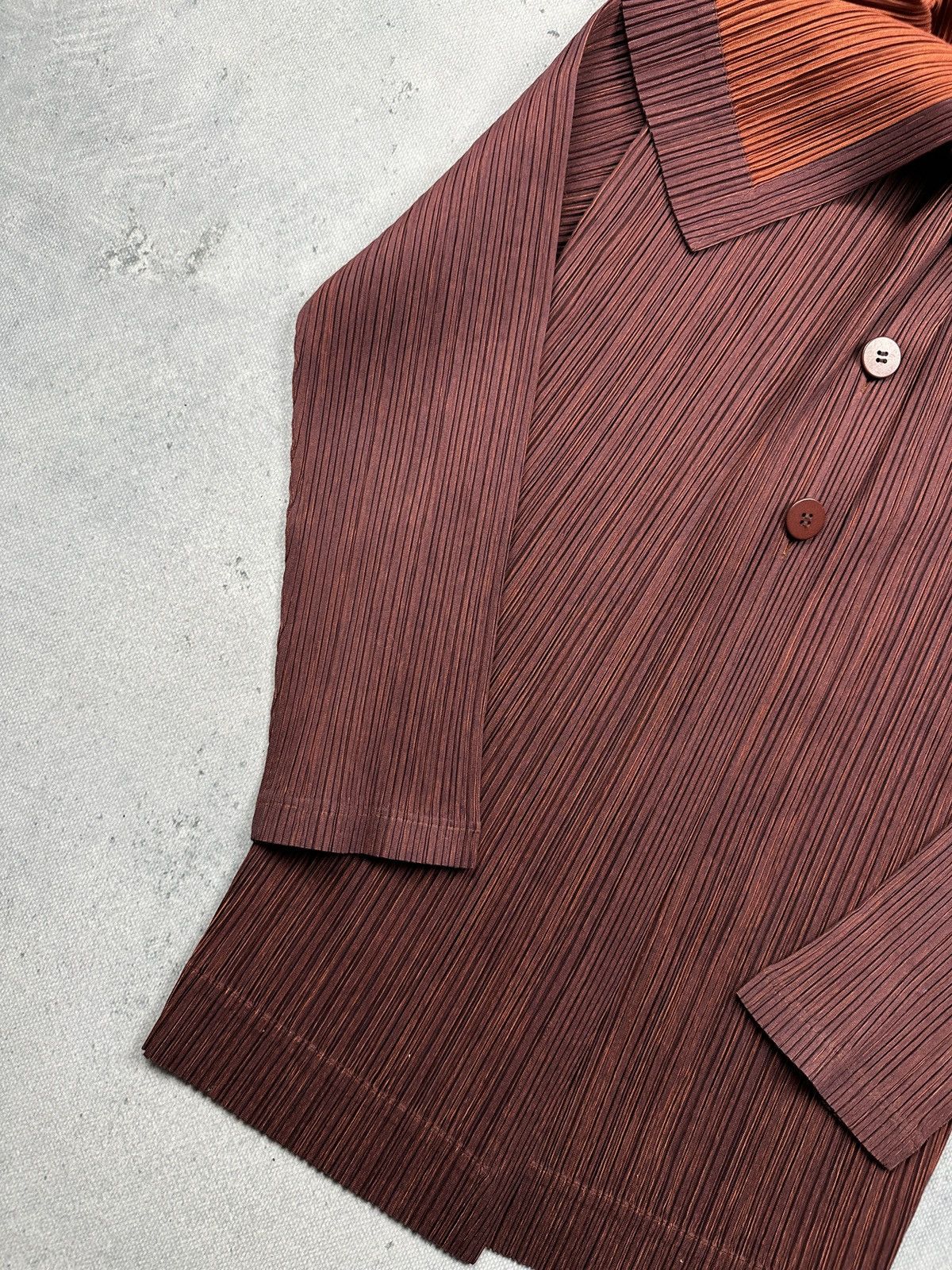 Pleats Please Issey Miyake Rare Pleats Please Issey Miyake Cardigan Dual-Button Pleated Size ONE SIZE - 5 Thumbnail