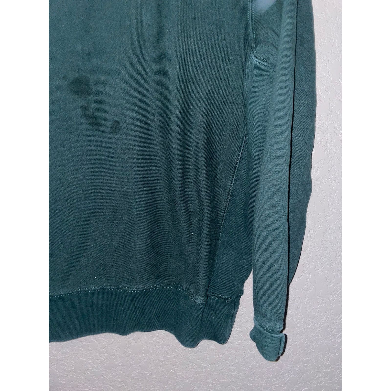 J.Crew Vintage J Crew Sweatshirt Green Blank Stained 90s HEAVY VTG Size US L / EU 52-54 / 3 - 4 Thumbnail
