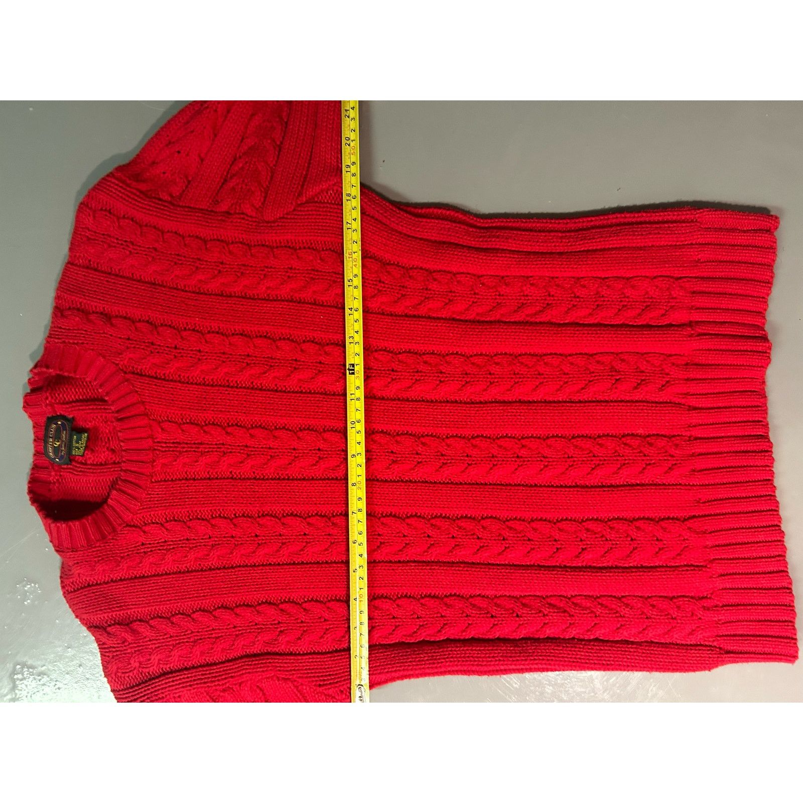 Other Vintage Charter Club 100% Wool Sweater Large Red Size S Size S / US 4 / IT 40 - 3 Thumbnail