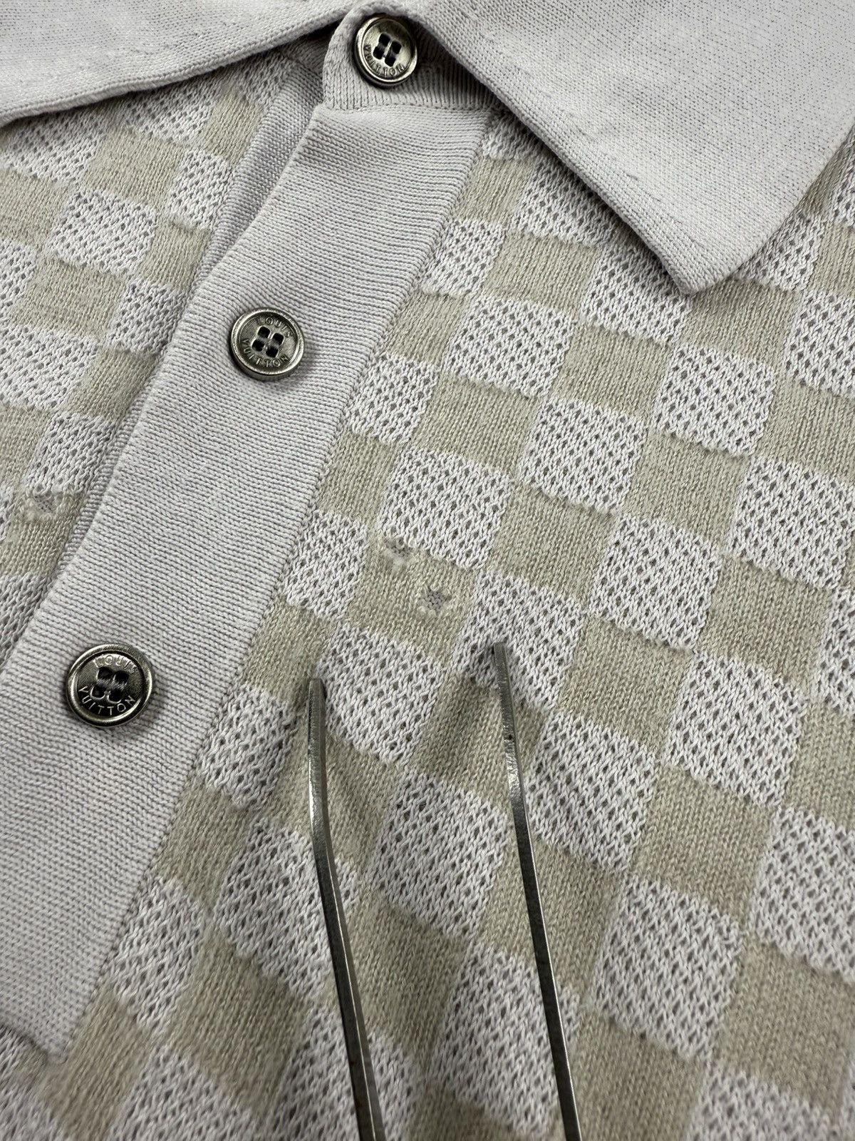 Louis Vuitton Louis Vuitton Damier Polo Shirt Size US M / EU 48-50 / 2 - 7 Thumbnail