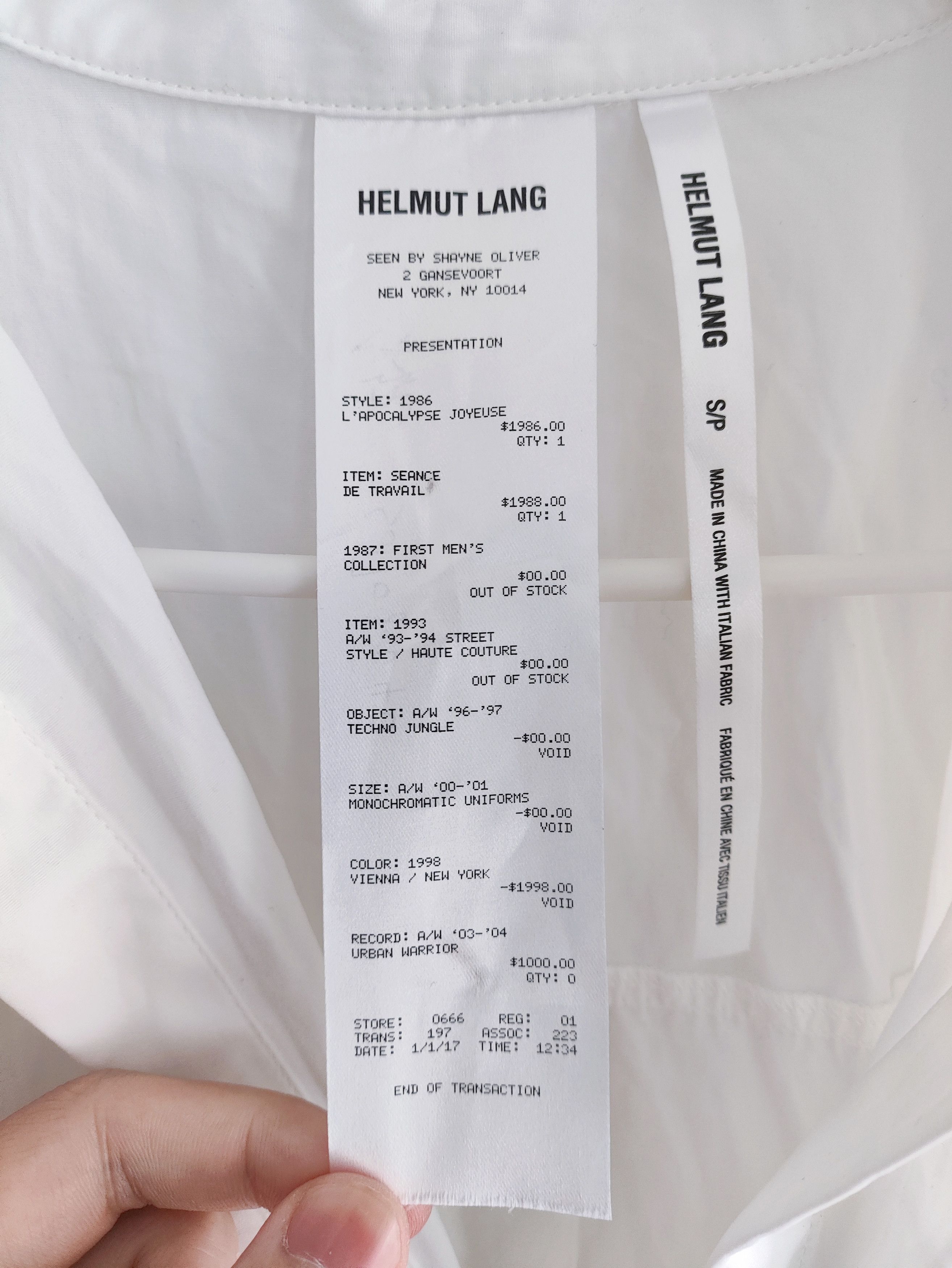 Helmut Lang Shayne Oliver SS18 deconstructive strap shirt dress 2in1 Size S / US 4 / IT 40 - 5 Thumbnail