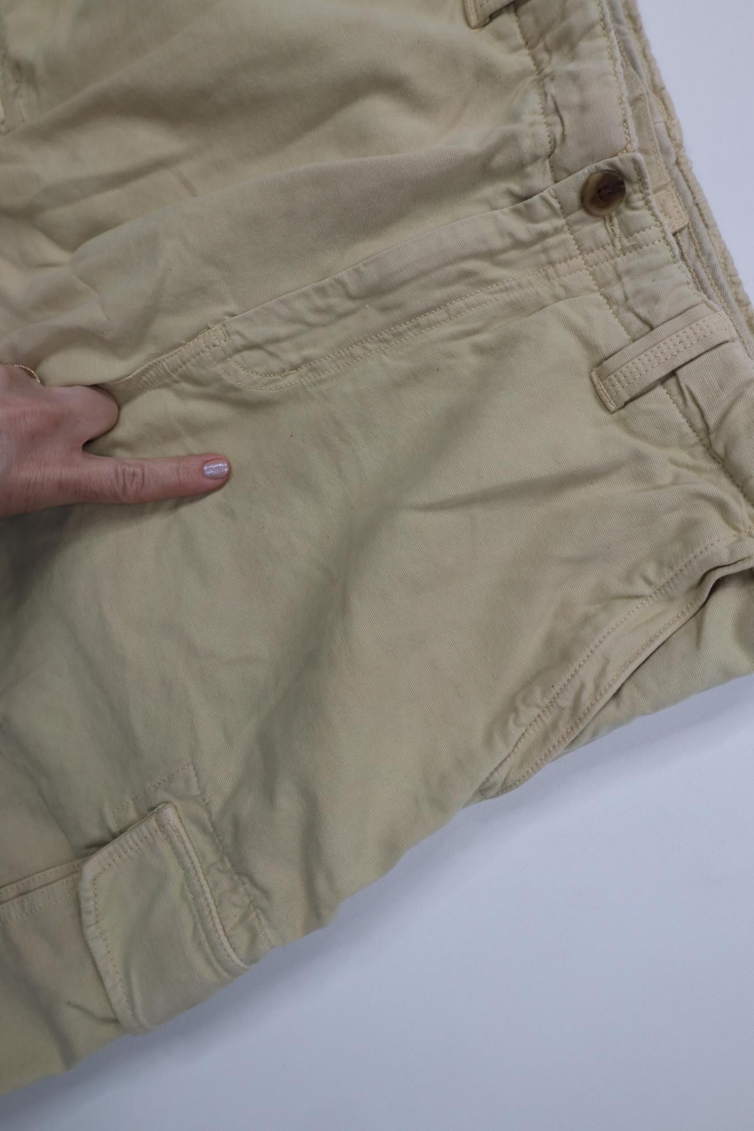 Lands' End Vintage 90s Y2K Lands End Heavyweight Surplus Cargo Shorts Size US 34 / EU 50 - 7 Thumbnail