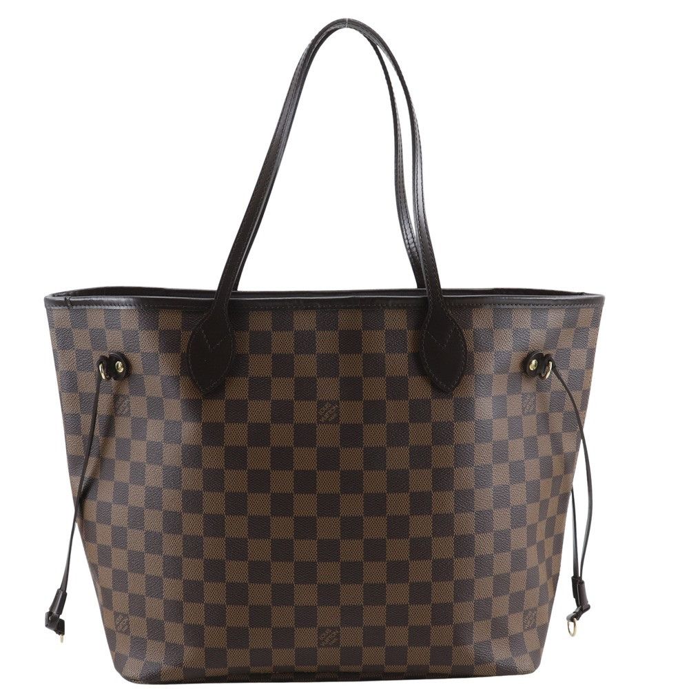 Louis Vuitton Louis Vuitton Louis Vuitton Neverfull MM Damier Canvas Tote Bag Textile Tote Bag N51105 DUTY FREE for USA Size ONE SIZE - 1 Thumbnail