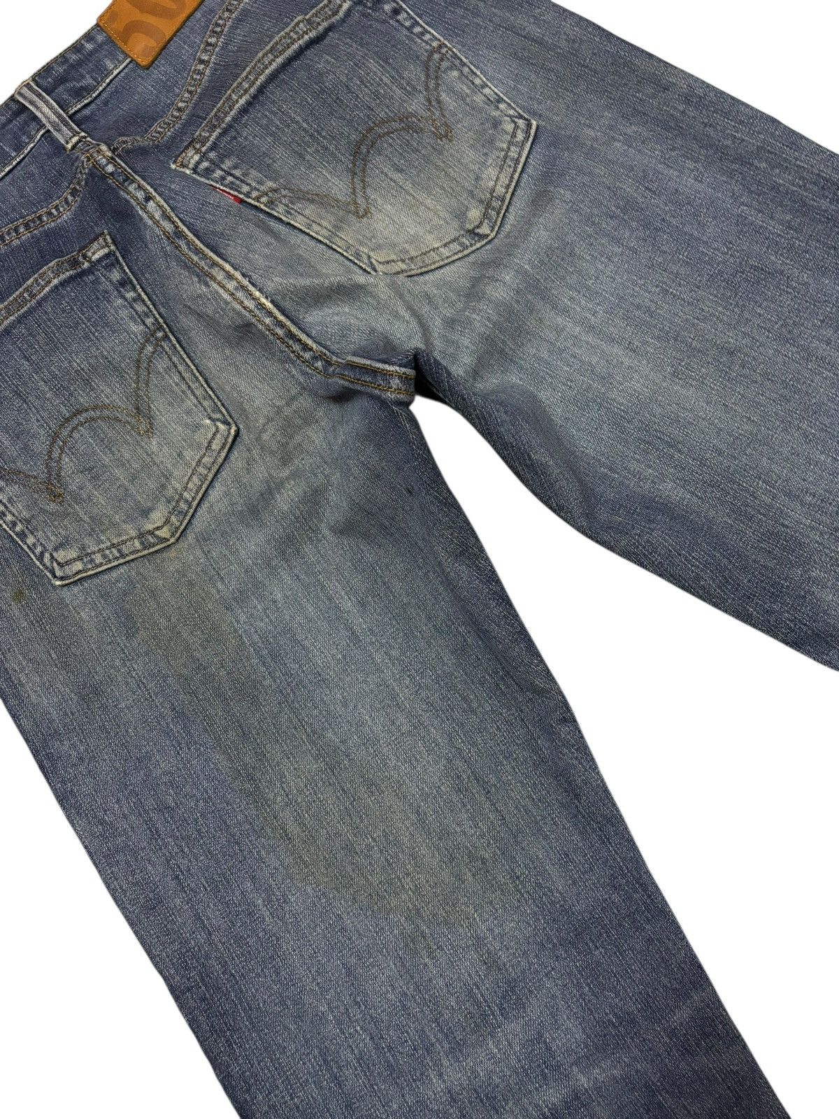Edwin Vtg Edwin Japan 503 Distressed Jeans Size US 29 - 7 Thumbnail