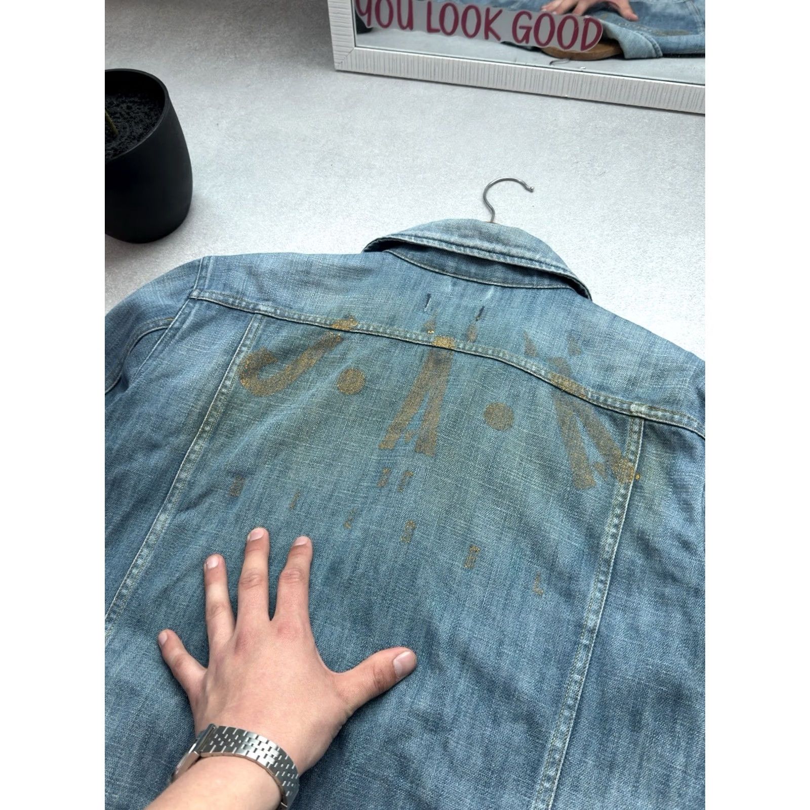 Diesel VINTAGE Diesel Denim Jeans Jacket Button Up Blue 90s Men L blue Jeans Jacket Diesel Shirts Size US 33 - 6 Thumbnail