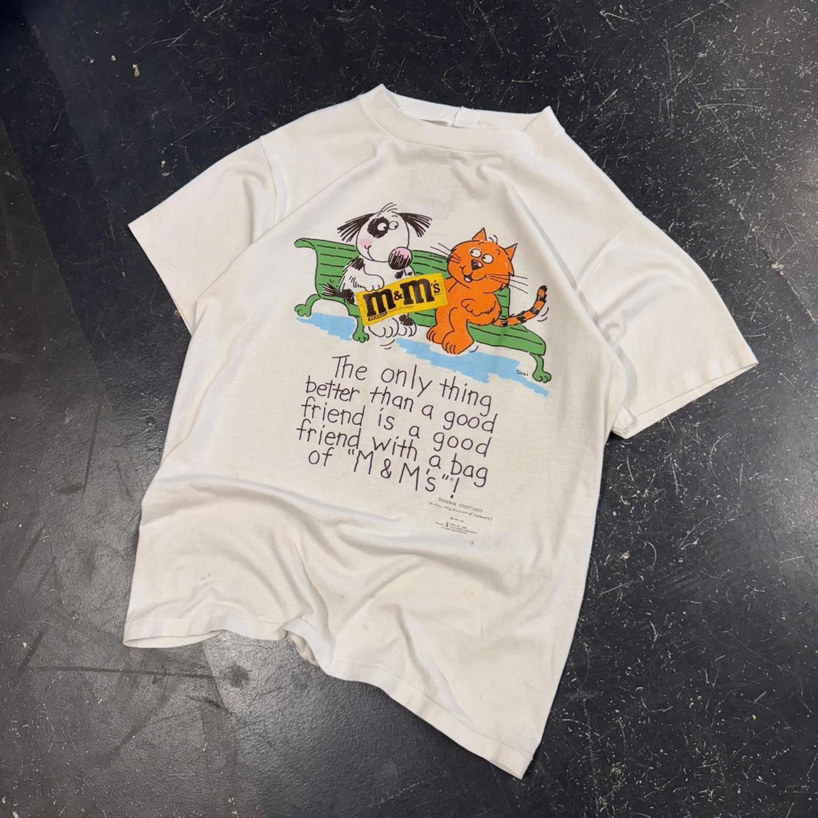 Vintage Vintage 1988 M&M Promo Tee Size US M / EU 48-50 / 2 - 2 Thumbnail