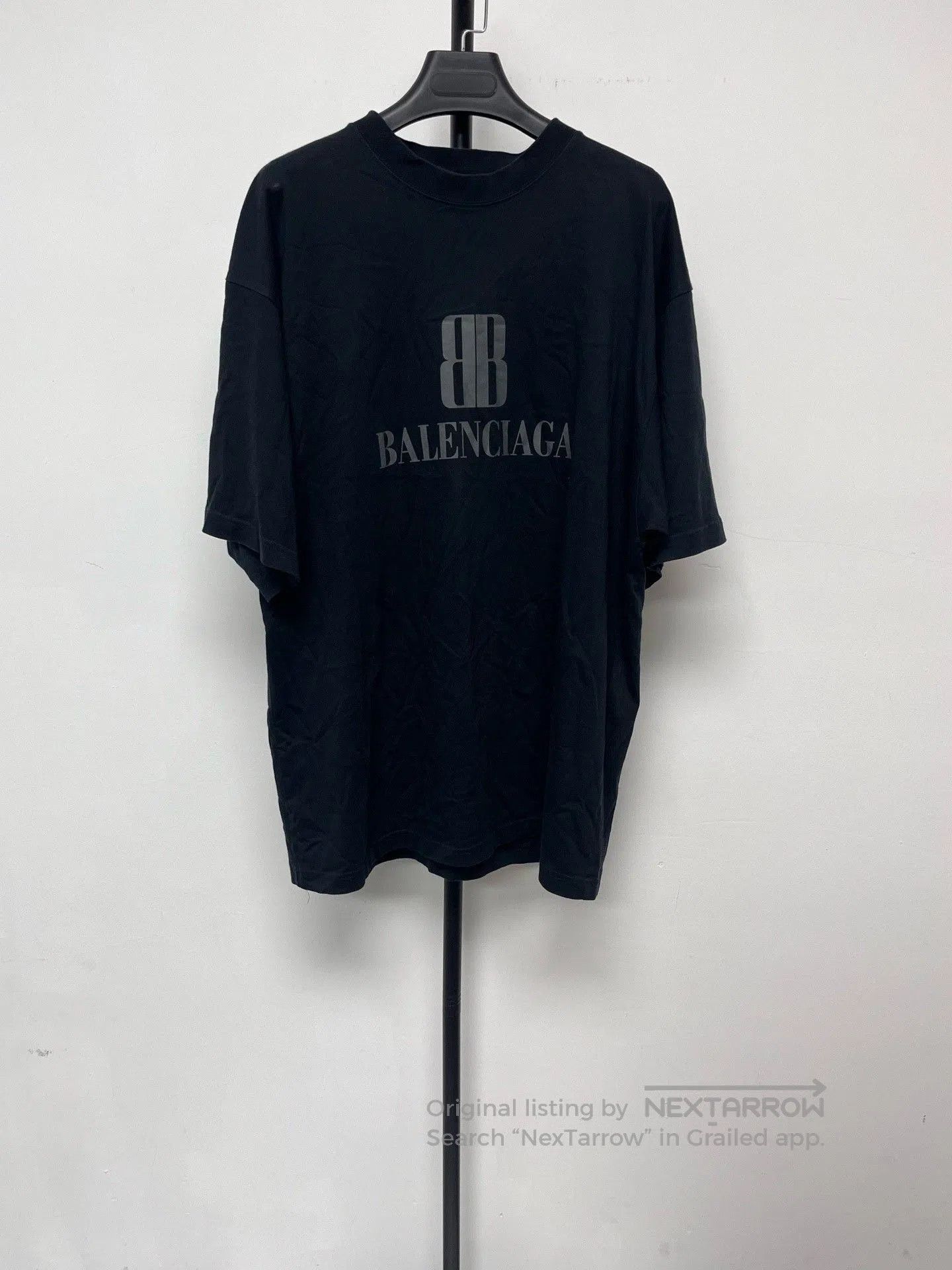 Balenciaga Balenciaga Men's Cotton Crew Neck T-Shirt. Size US M / EU 48-50 / 2 - 1 Thumbnail
