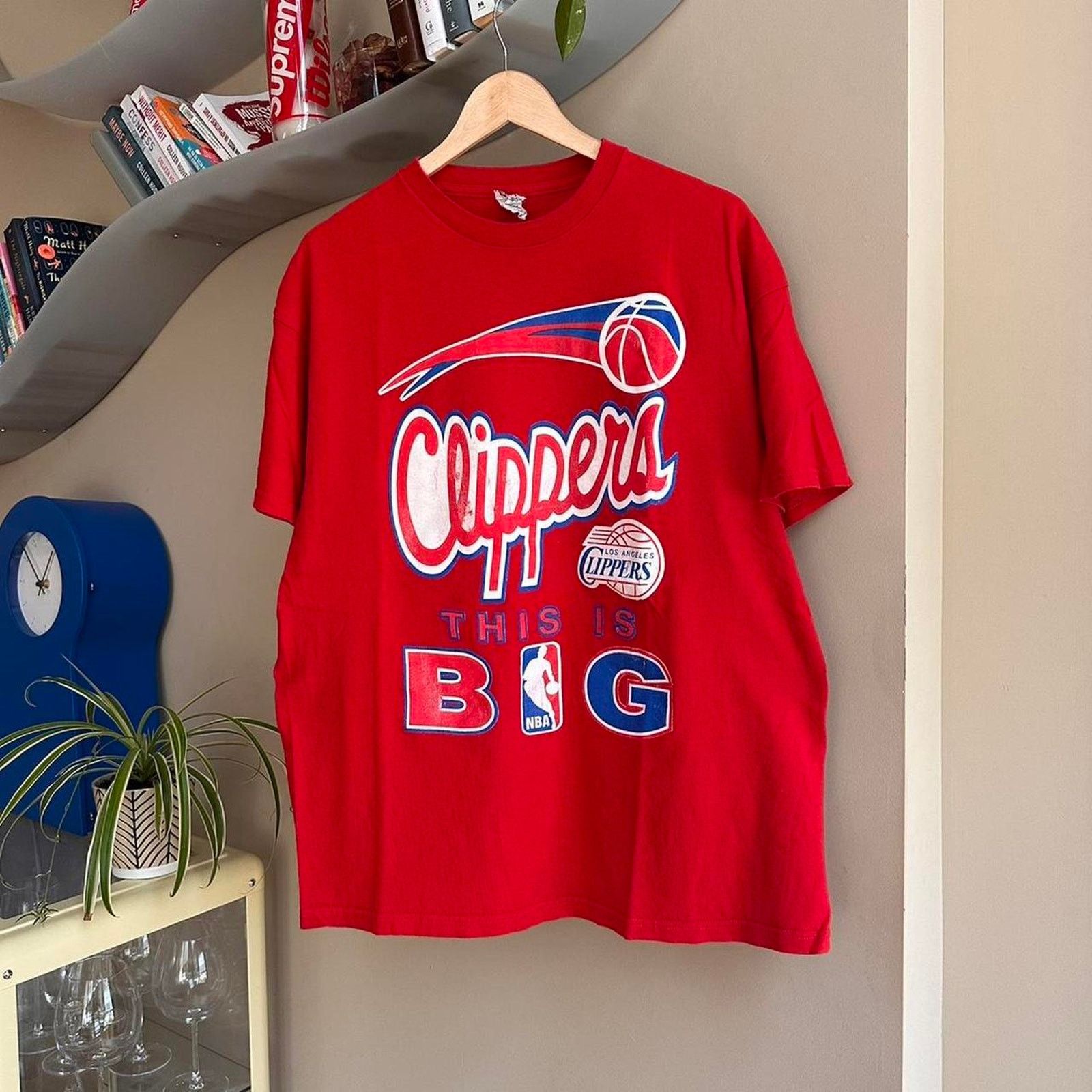 NBA × Vintage Vintage Y2K LA Clippers Lob City Shirt Size US XL / EU 56 / 4 - 1 Thumbnail
