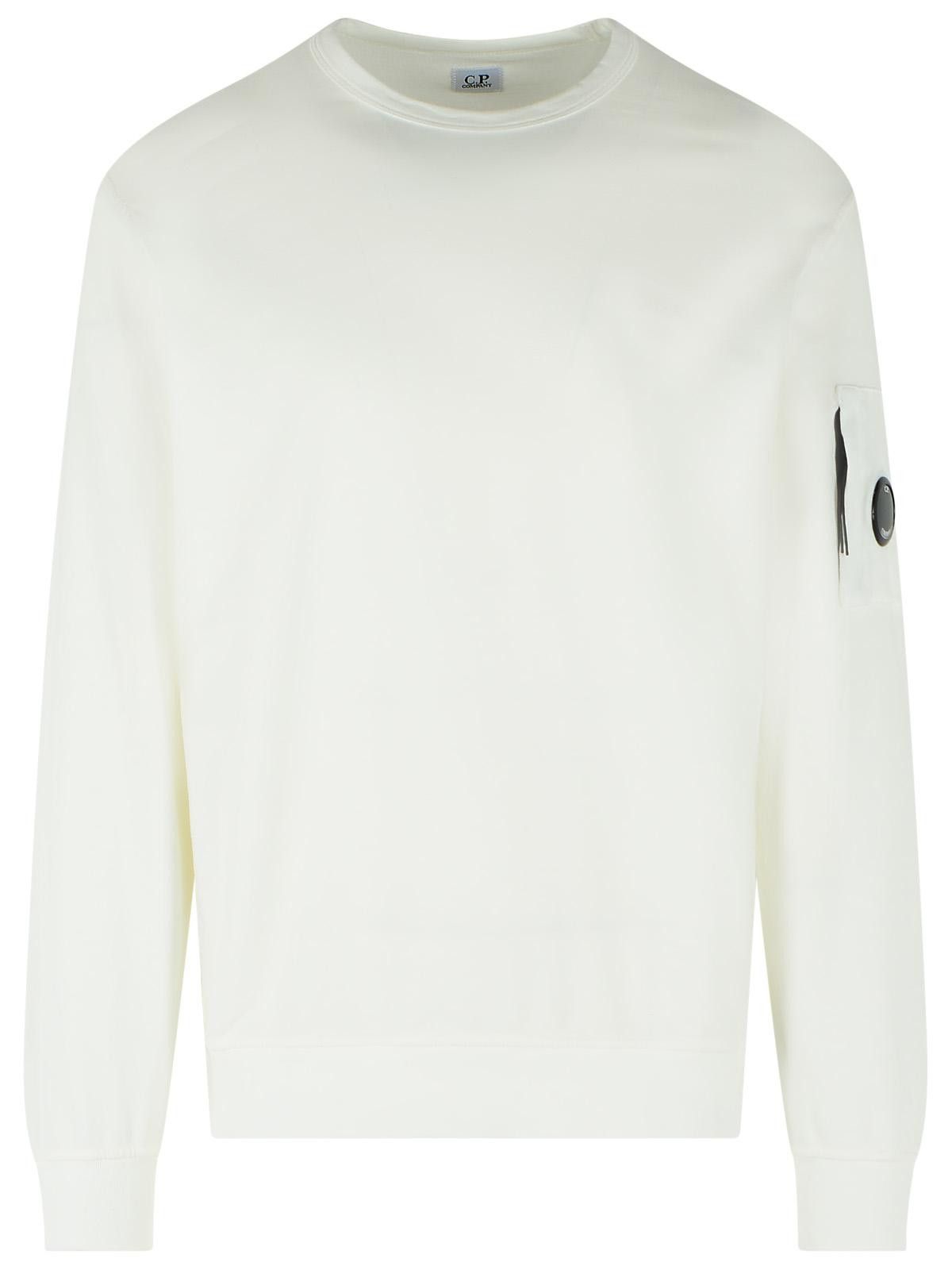 C.P. Company C.P. COMPANY White Cotton Sweater Size US XL / EU 56 / 4 - 1 Thumbnail