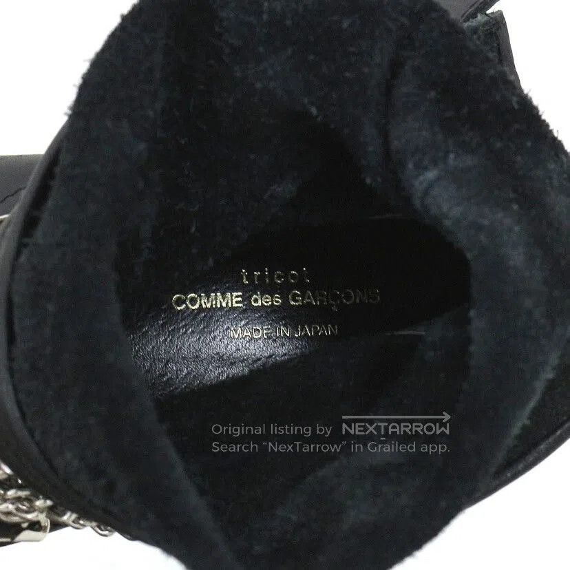 Rei Kawakubo Comme des Garcons Tricot Chain Engineer Boots. Size US 7 / IT 37 - 5 Thumbnail