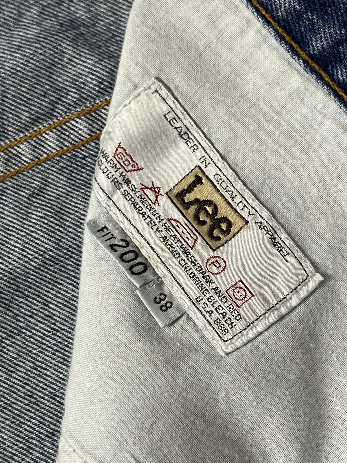 Lee VTG 80s LEE RIDERS WASH JEANS MEN'S Size US 38 / EU 54 - 9 Thumbnail