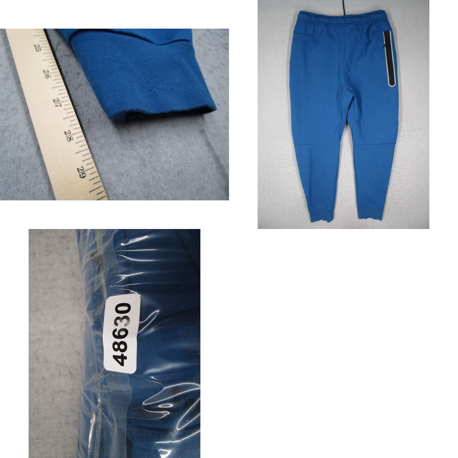 Nike Nike Joggers Mens Large Blue Tech Fleece Tapered Sweatpants Active Casual 30x28 Athletic Style Sportswear Size US 33 - 8 Thumbnail