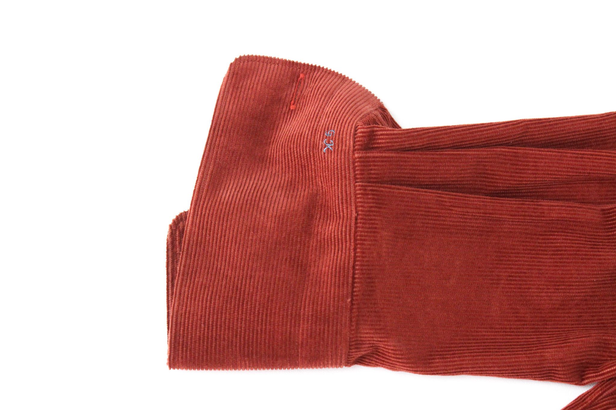 Suitsupply ~2XS Red Velvet Corduroy Cotton Shirt 67552 Size US XXS / EU 40 - 10 Thumbnail