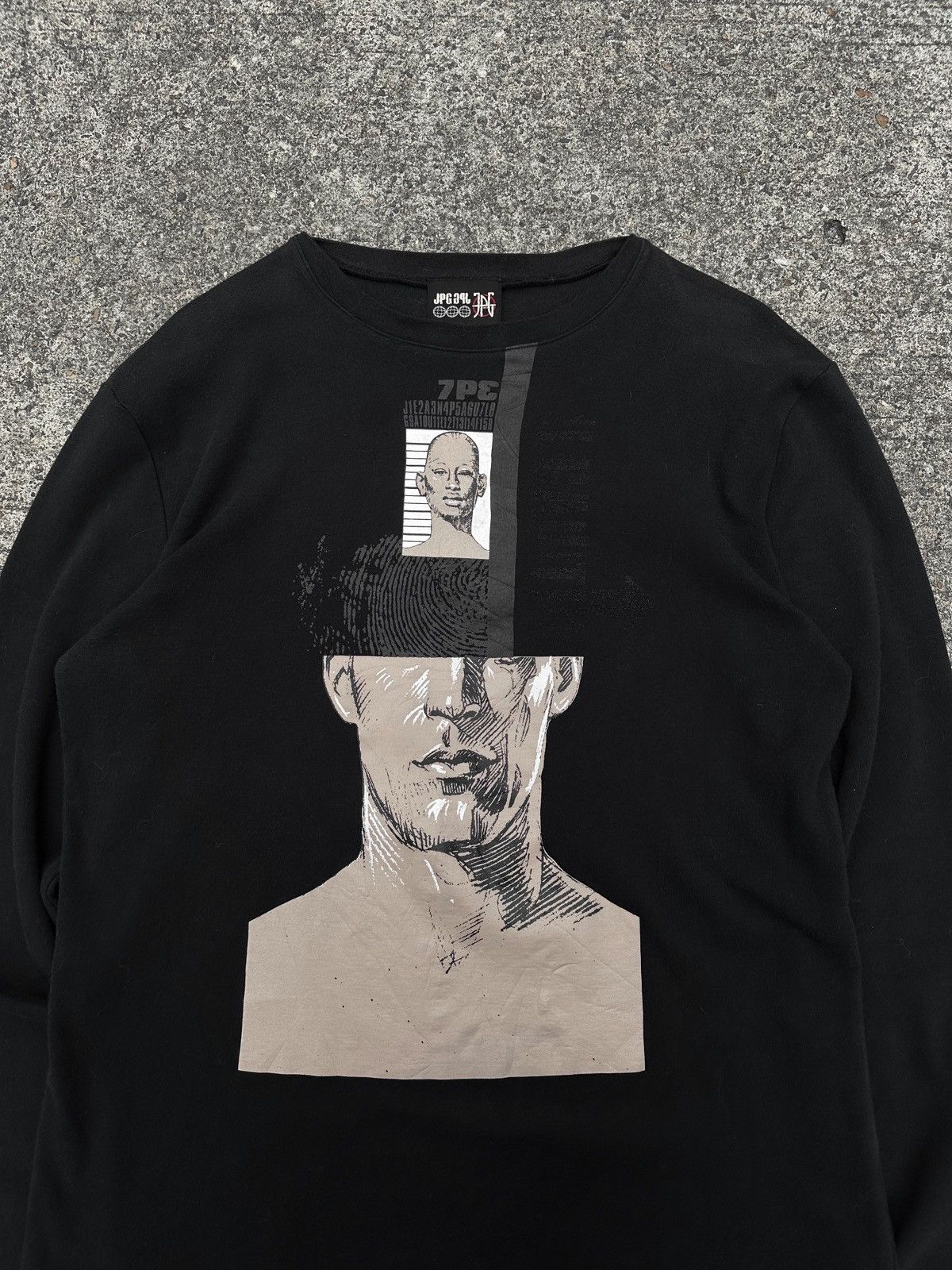 Jean Paul Gaultier JPG Jean Paul Gaultier Cyber Security Scan Tee Size US S / EU 44-46 / 1 - 5 Thumbnail