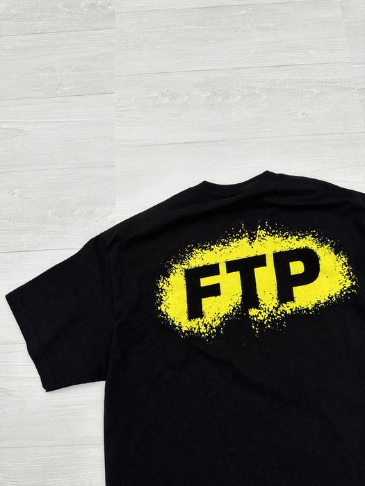 FTP Logo Zip Up Hoodie Black Men's - SS21 - US