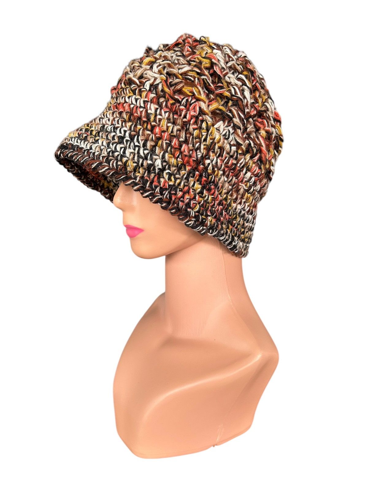 Japanese Brand × Kapital × Vintage Crochet Knitted handmade Hats Size ONE SIZE - 4 Thumbnail